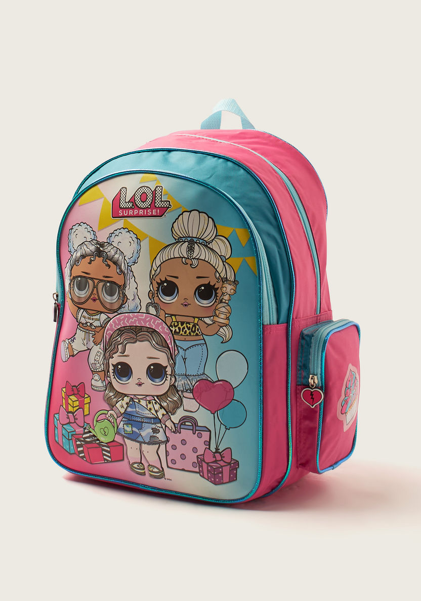 First Kid L.O.L. Surprise! Print 5-Piece Backpack Set - 16 inches-School Sets-image-1