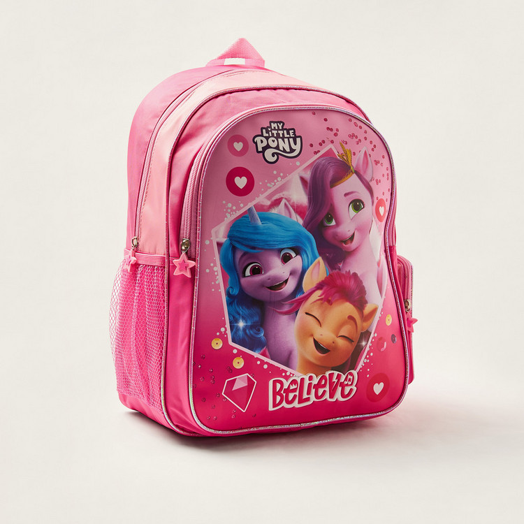 First Kid My Little Pony Print 5-Piece Backpack Set