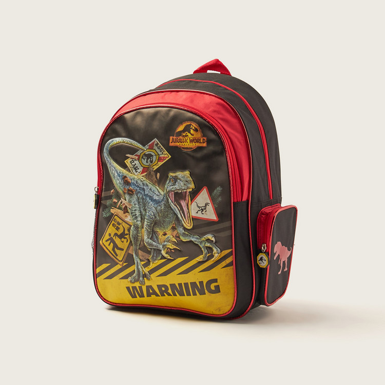 Jurassic World Print 5-Piece Backpack Set - 16 inches