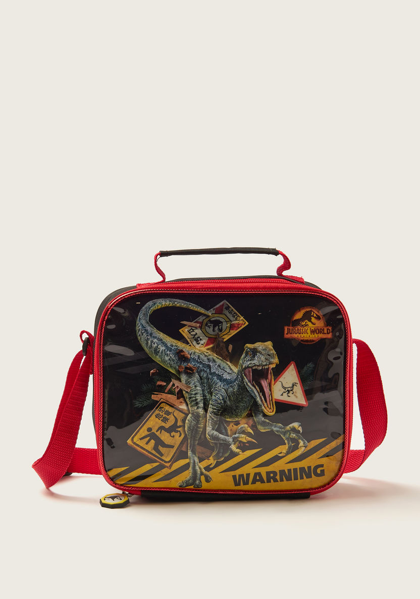 Jurassic World Print 5-Piece Backpack Set - 16 inches-School Sets-image-2