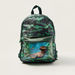 Juniors Jurassic World Print Backpack with Zip Closure - 14 inches-Backpacks-thumbnail-0