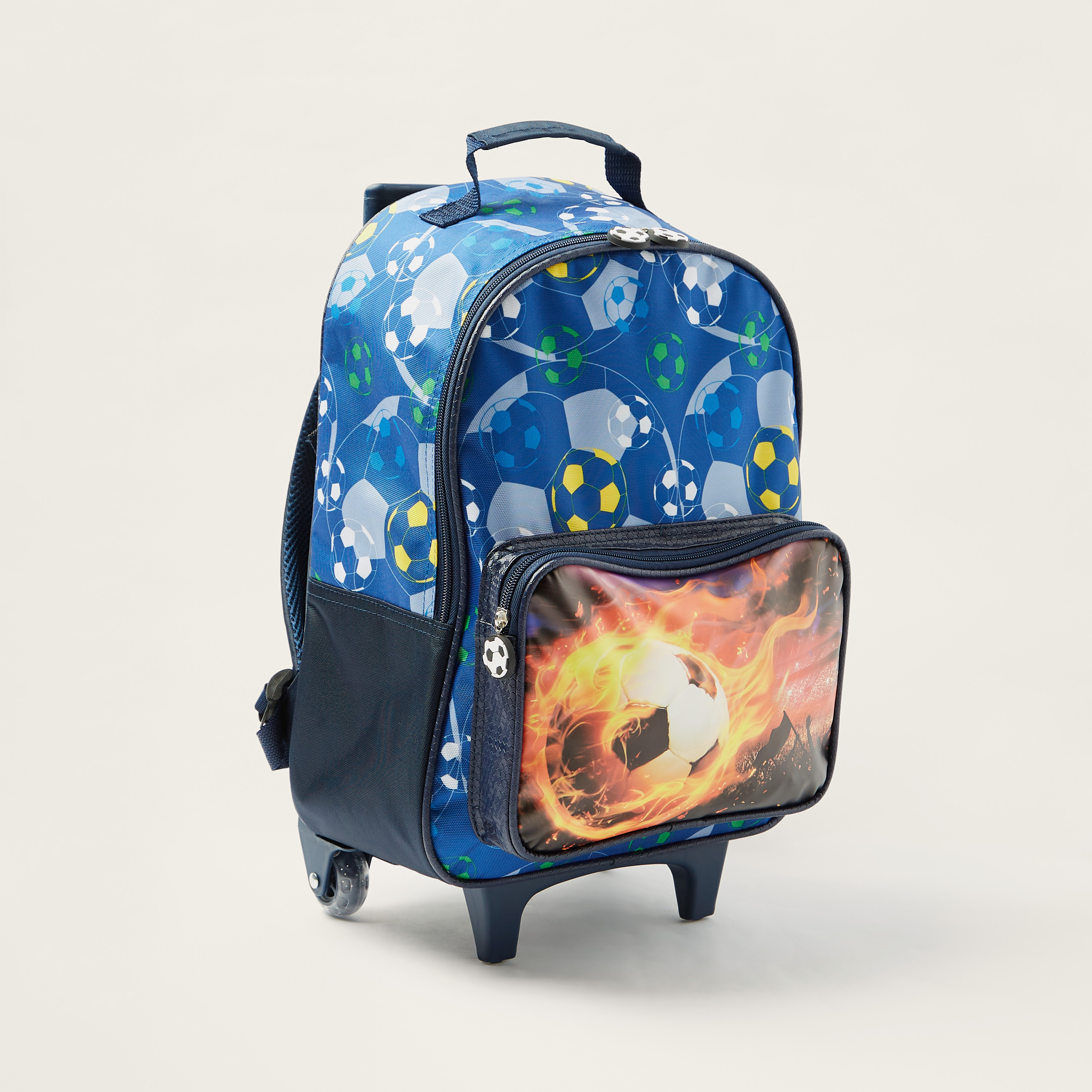 شنطة ظهر 16 بوصة بعجلات وسحاب إغلاق وطبعات من جونيورز-school-bagsandbackpacks-trolleybags-image-2