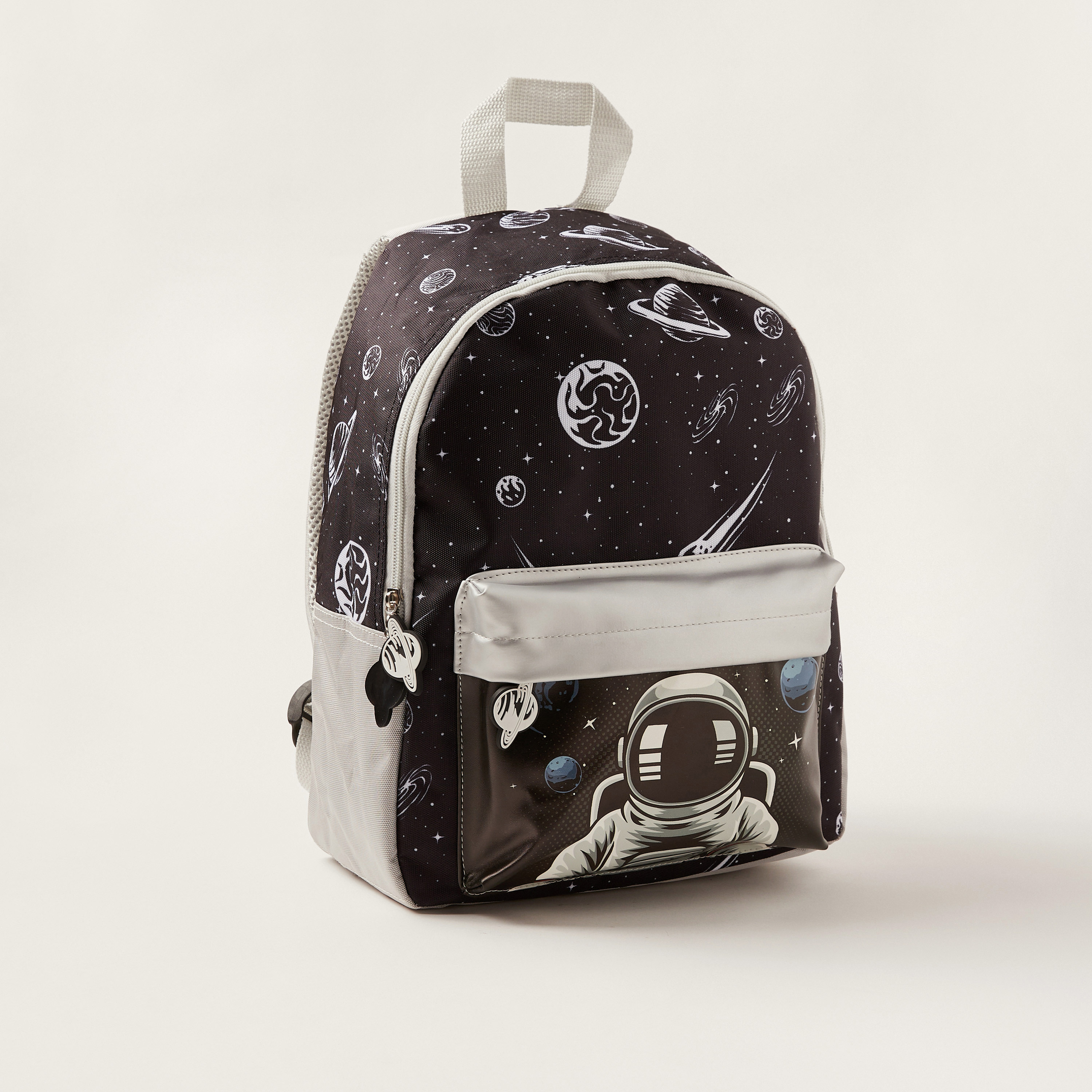 Juniors Space Print Backpack with Adjustable Shoulder Straps - 16 inches-school-bagsandbackpacks-backpacks-image-2