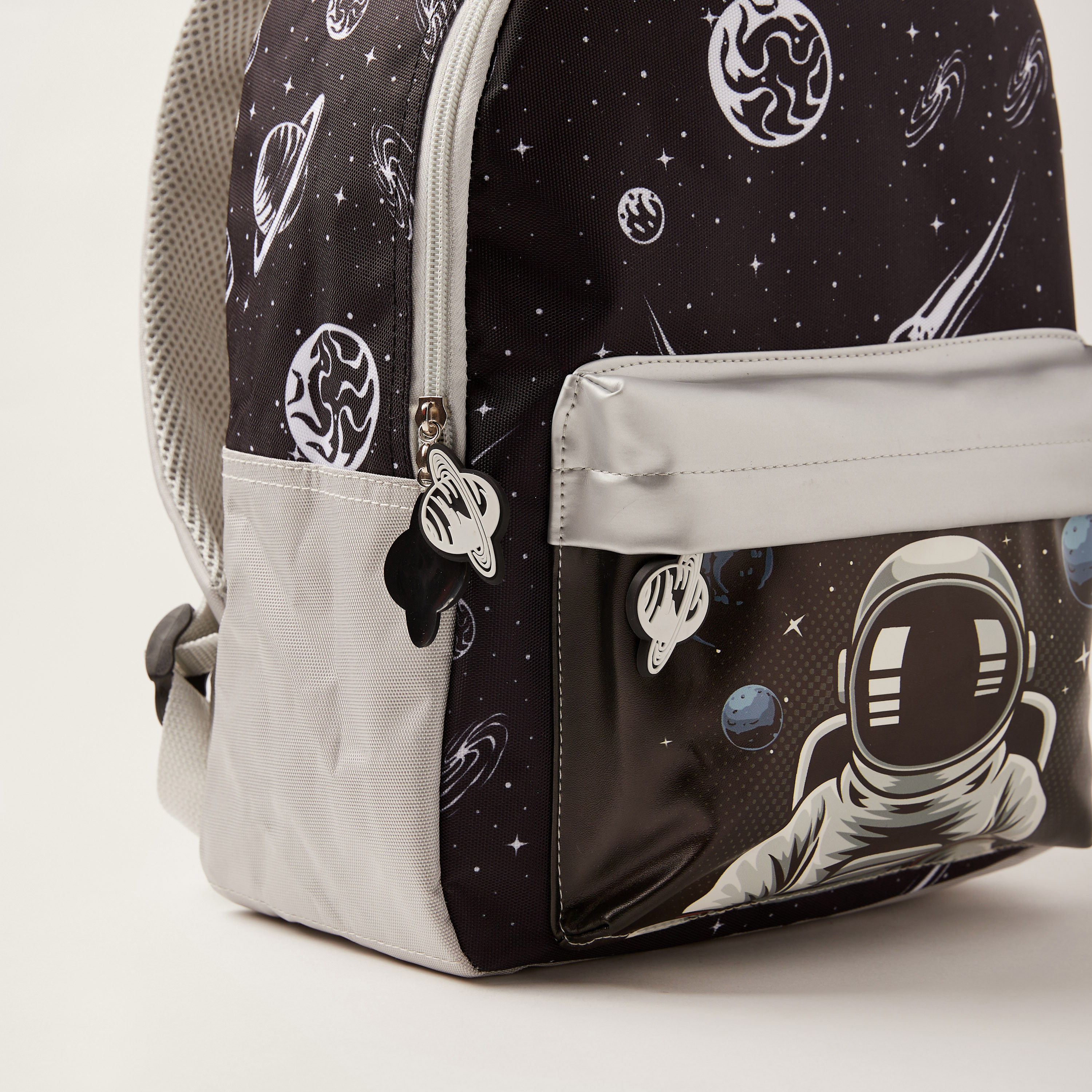 Juniors Space Print Backpack with Adjustable Shoulder Straps - 16 inches-school-bagsandbackpacks-backpacks-image-3