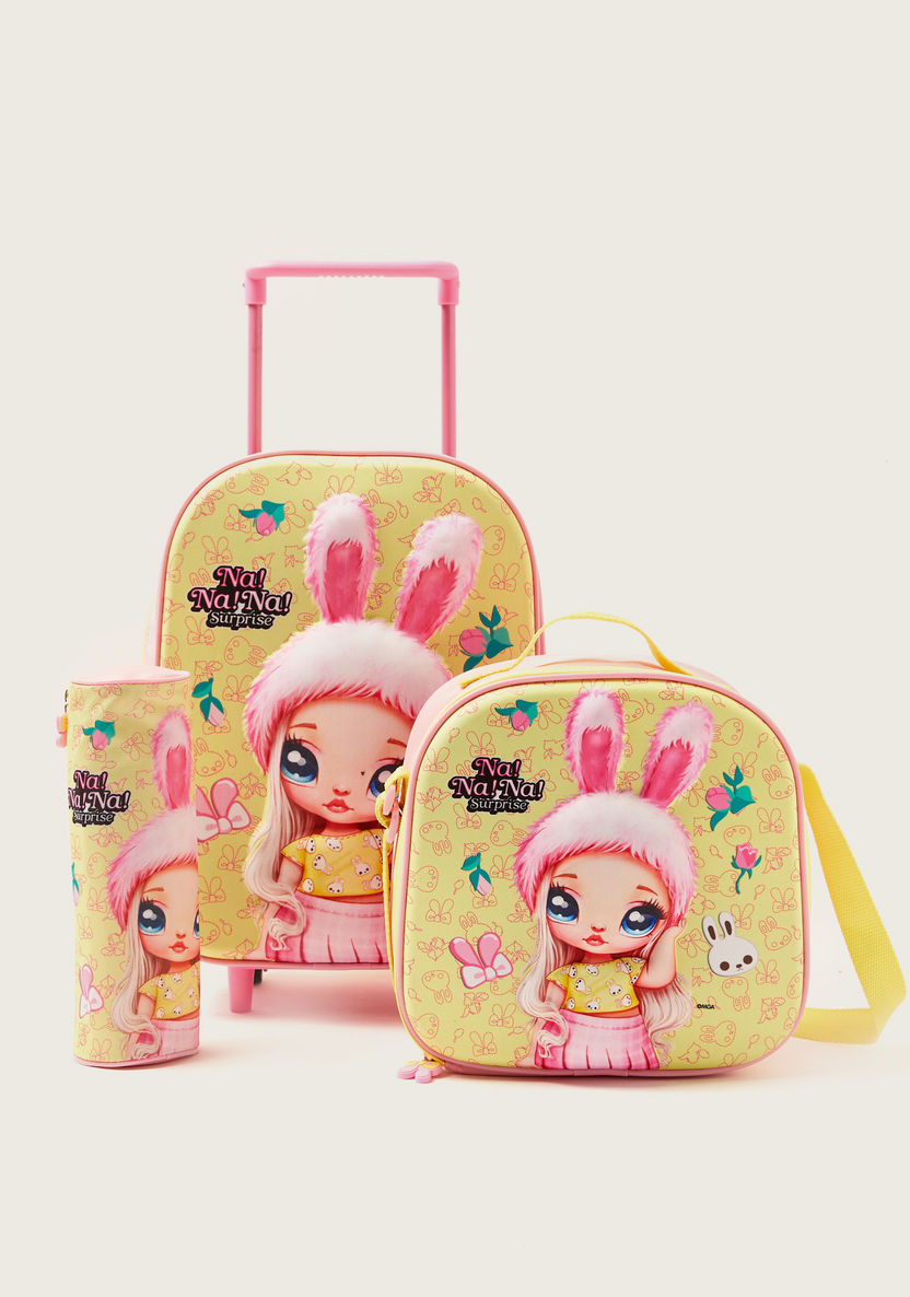 Na! Na! Na! Surprise 3-Piece Printed Trolley Backpack Set - 12 inches-Trolleys-image-0