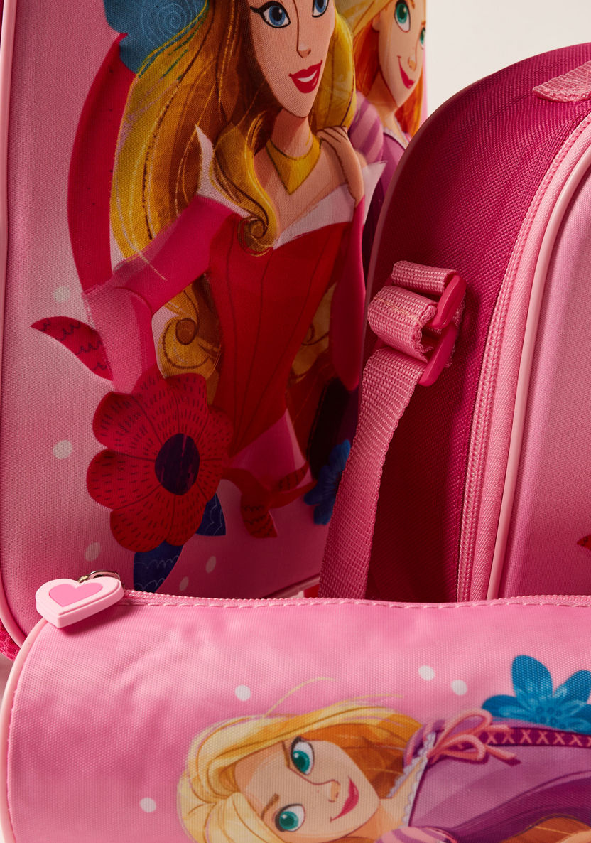 Disney Princess 3D Print 3-Piece 12-inch Trolley Backpack Set-Trolleys-image-5