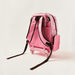 Juniors Flamingo Embossed Trolley Backpack with Lunch Bag and Pencil case-Trolleys-thumbnail-4