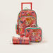 Juniors Printed Trolley Backpack with Lunch Bag and Pencil Pouch - 16 inches-School Sets-thumbnail-0