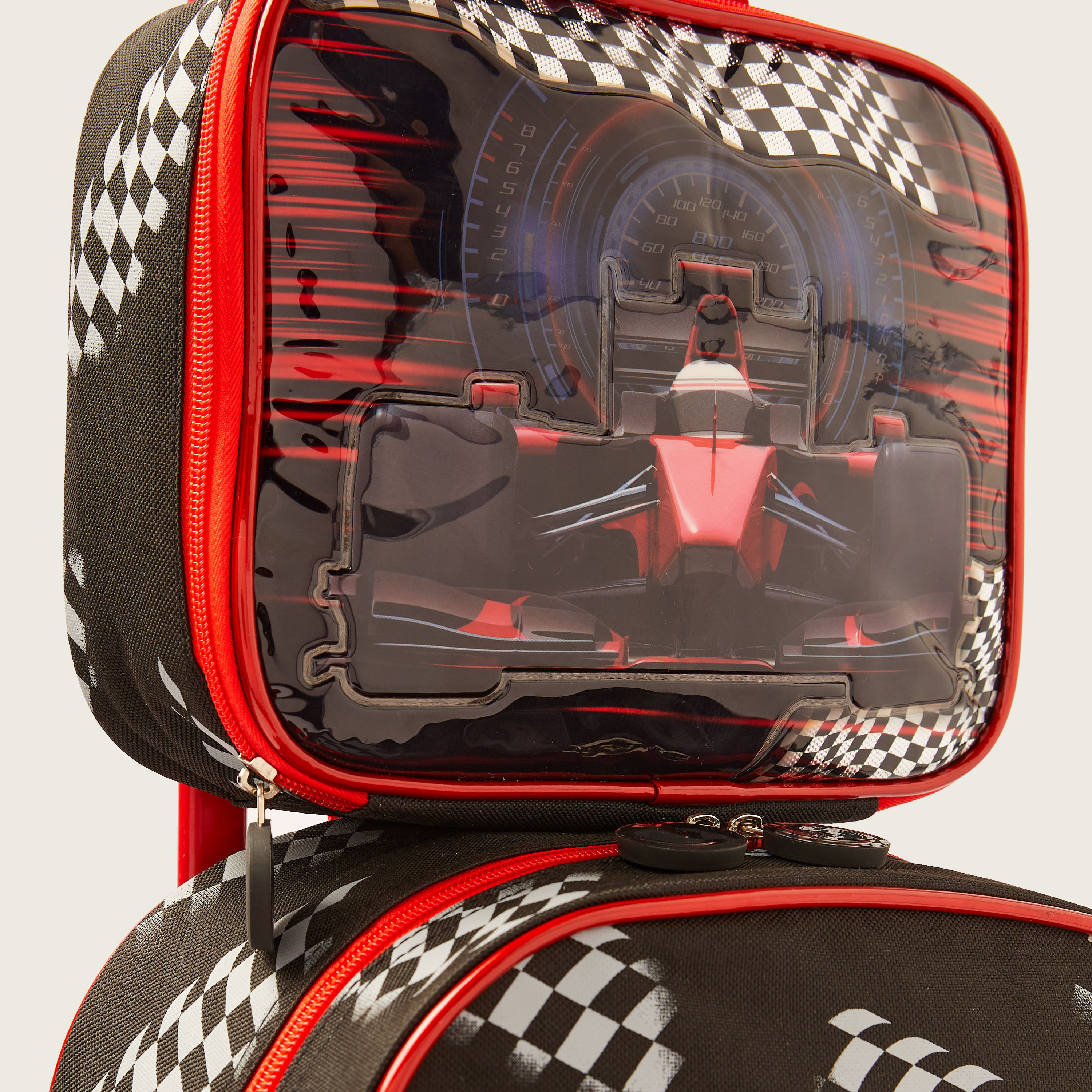 Juniors Car Print 16-inch Trolley Backpack with Lunch Bag and Pencil Pouch-school-bagsandbackpacks-trolleybags-image-8