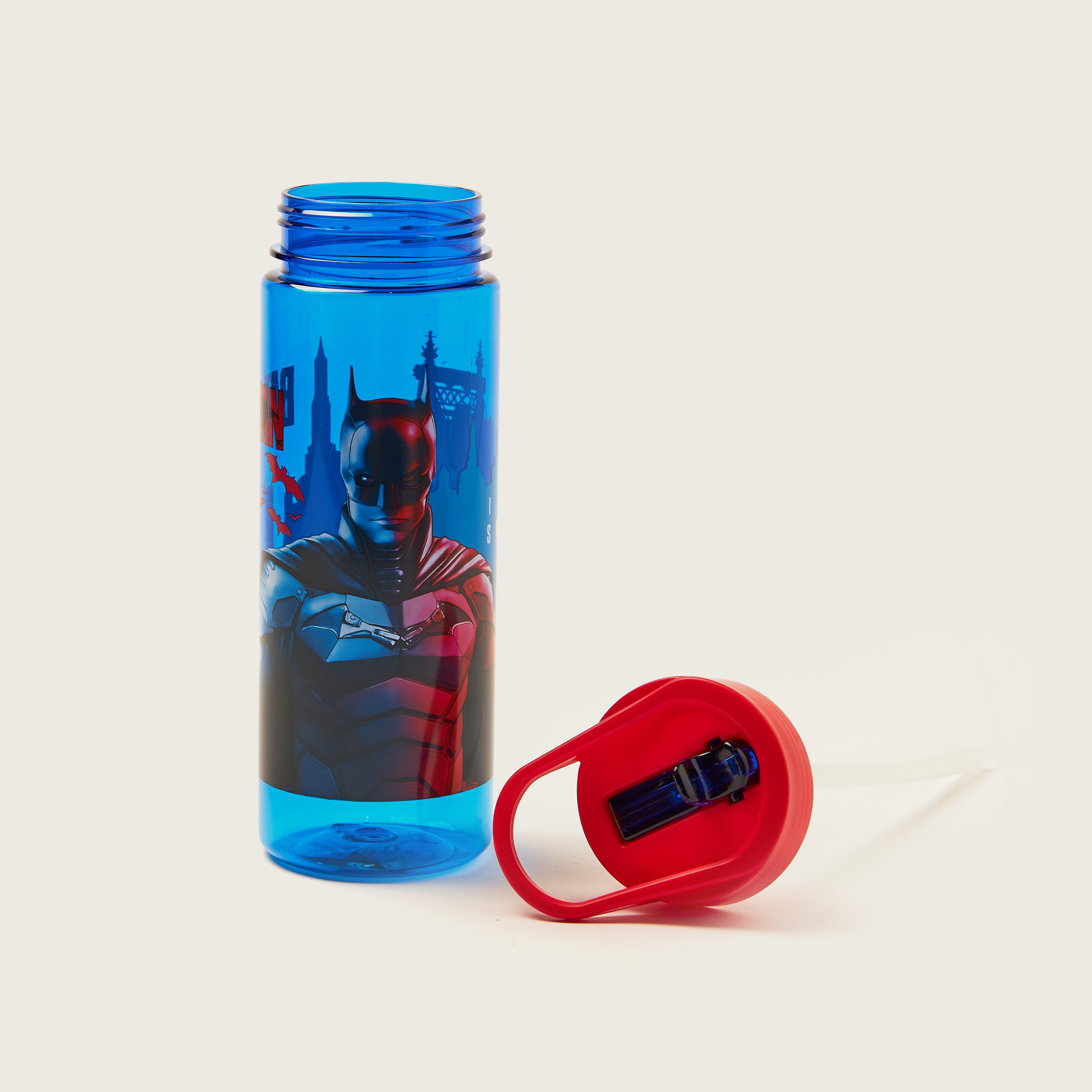 Batman Print Water Bottle - 650 ml-school-waterbottles-image-3