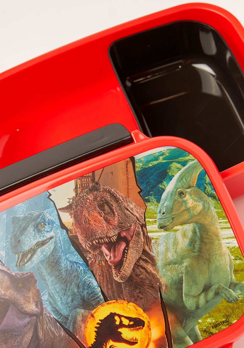 Jurassic World Printed Lunch Box with Tray and Clip Lock Lid-Lunch Boxes-image-2