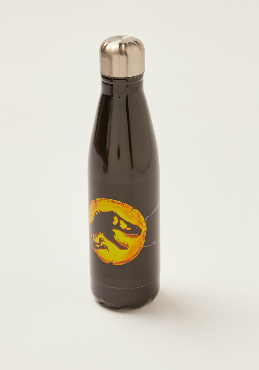 Jurassic World Printed Stainless Water Bottle-Water Bottles-image-1