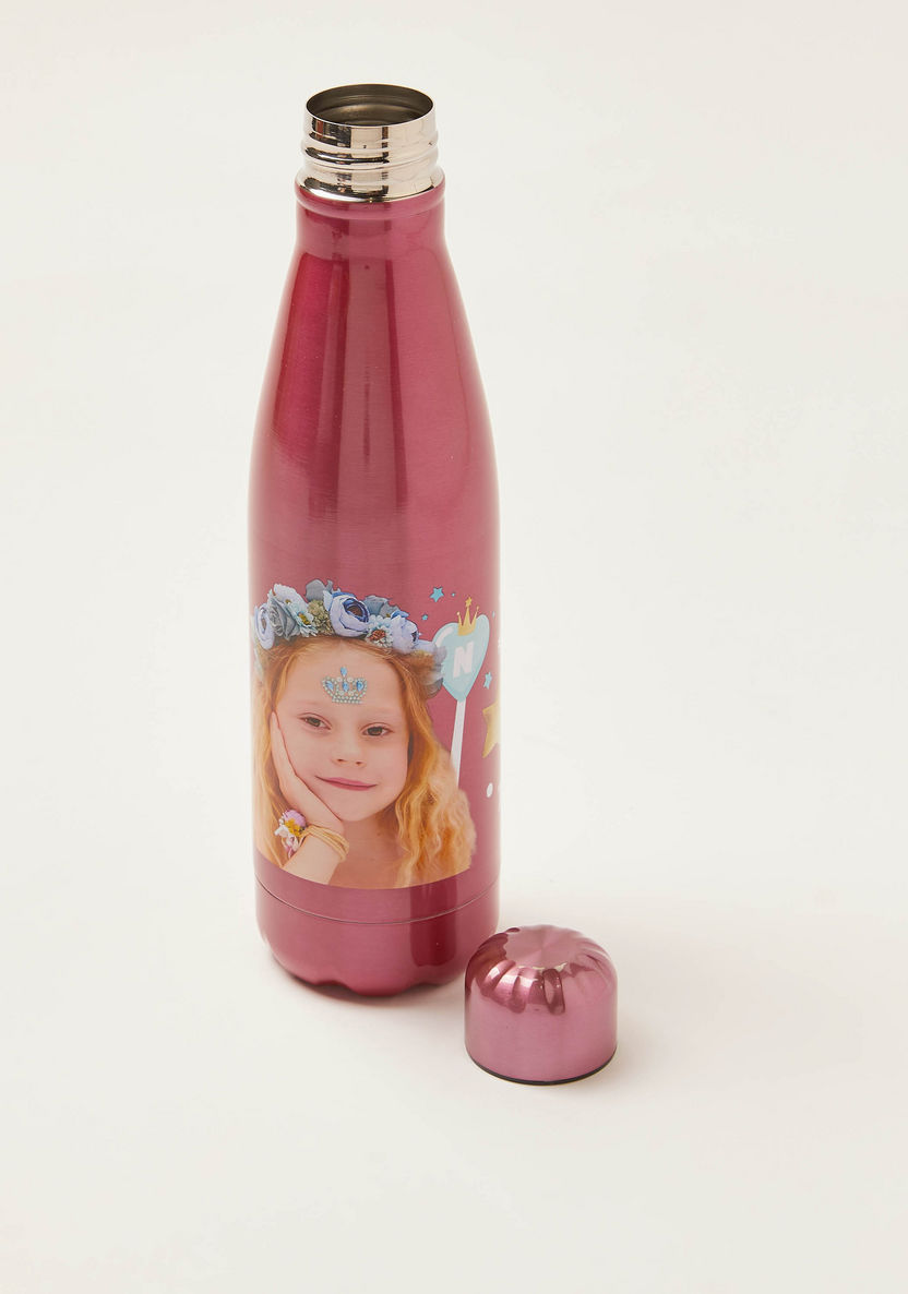 First Kid Printed Stainless Steel Water Bottle - 600 ml-Water Bottles-image-3