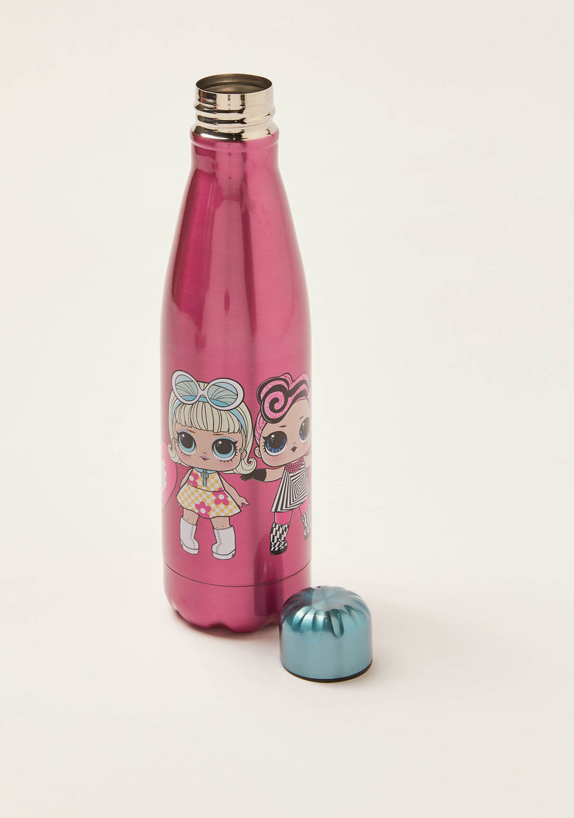 L.O.L. Surprise! Printed Stainless Steel Water Bottle - 600 ml-Water Bottles-image-3