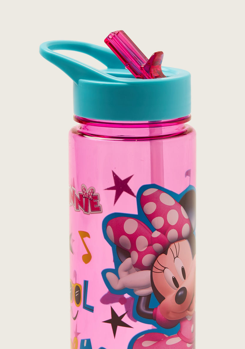 Disney Minnie Mouse Print Water Bottle - 650 ml-Water Bottles-image-3