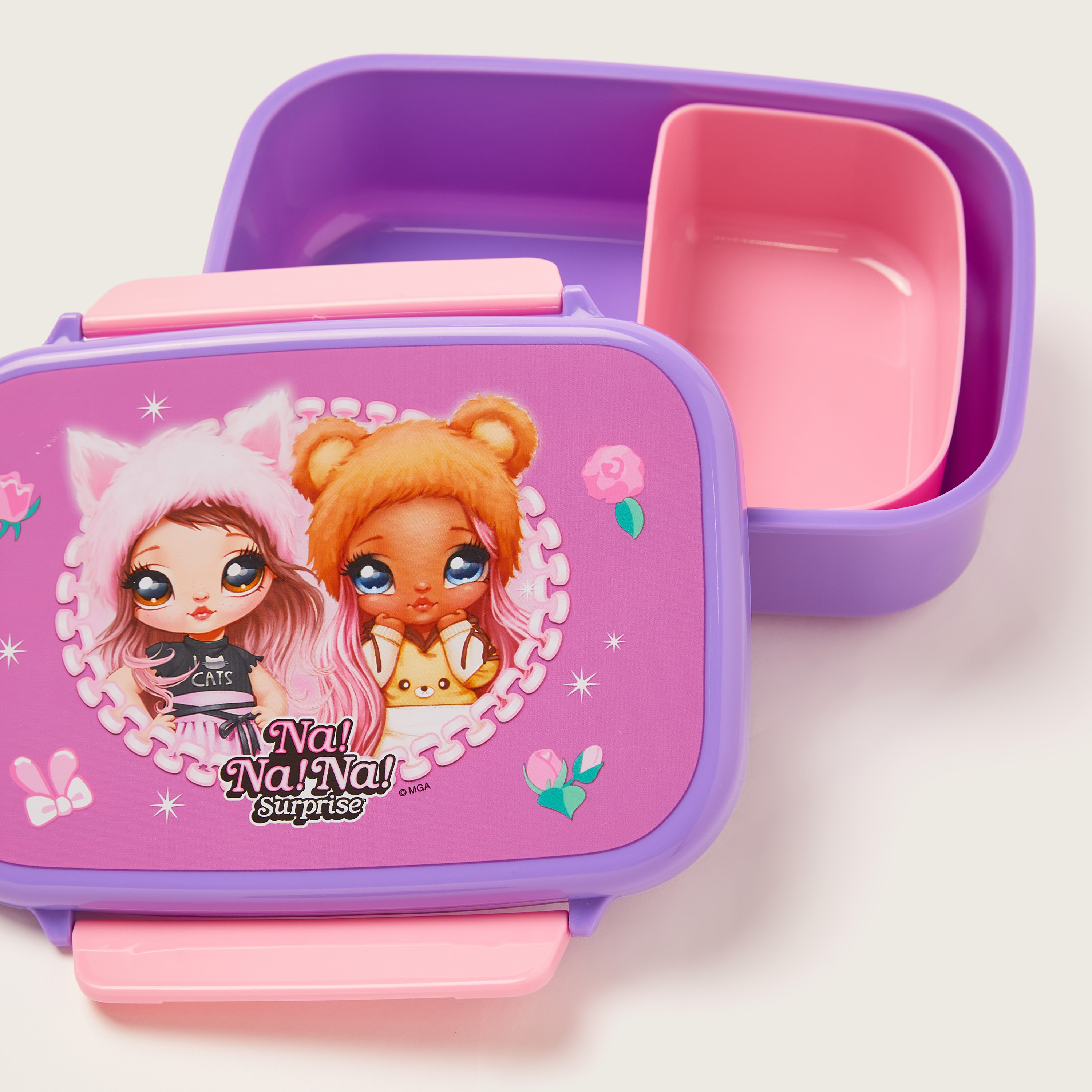Na! Na! Na! Surprise Printed Lunch Box with Tray and Clip Lock Lid-school-lunchessentials-lunchboxes-image-3