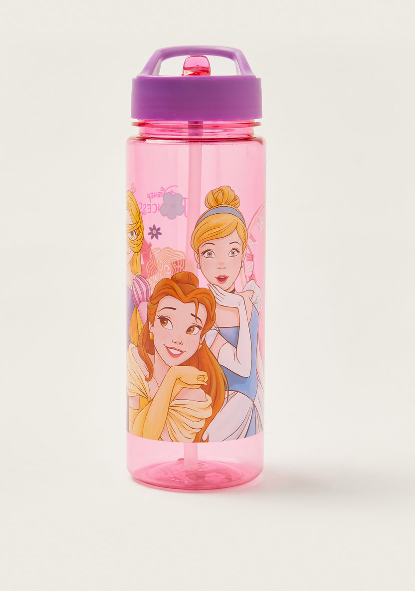 Disney Princess Print Water Bottle - 650 ml-Water Bottles-image-0