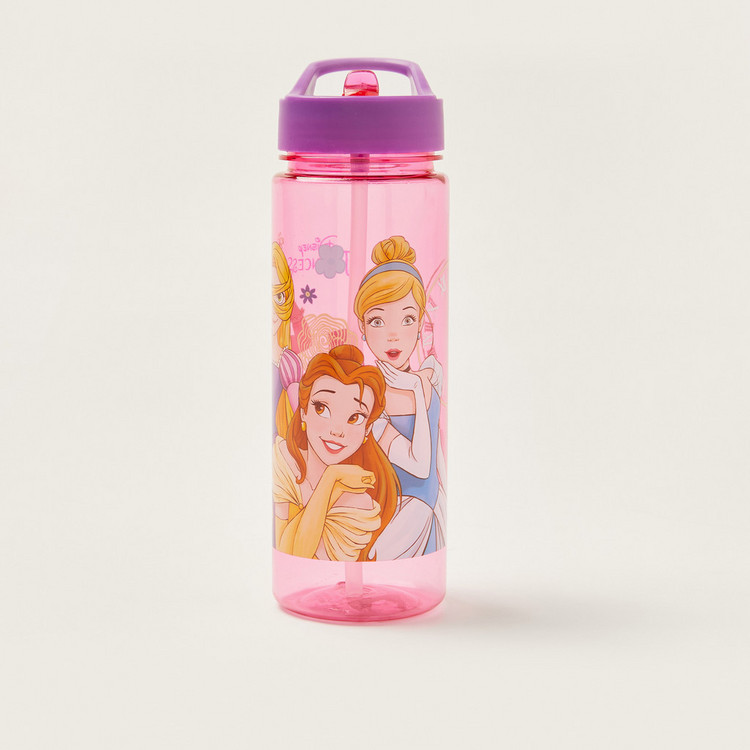 Disney Princess Print Water Bottle - 650 ml
