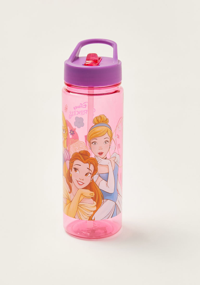 Disney Princess Print Water Bottle - 650 ml-Water Bottles-image-1