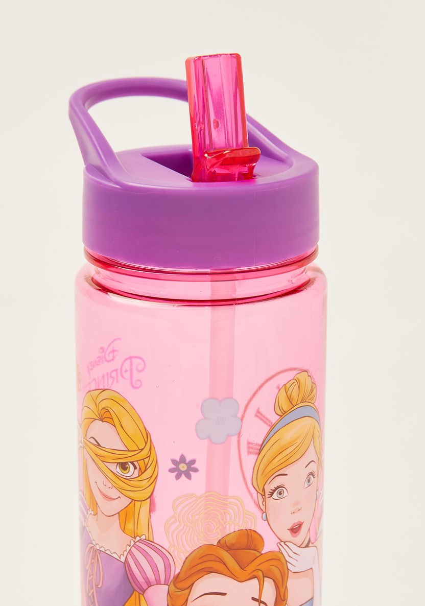 Disney Princess Print Water Bottle - 650 ml-Water Bottles-image-2