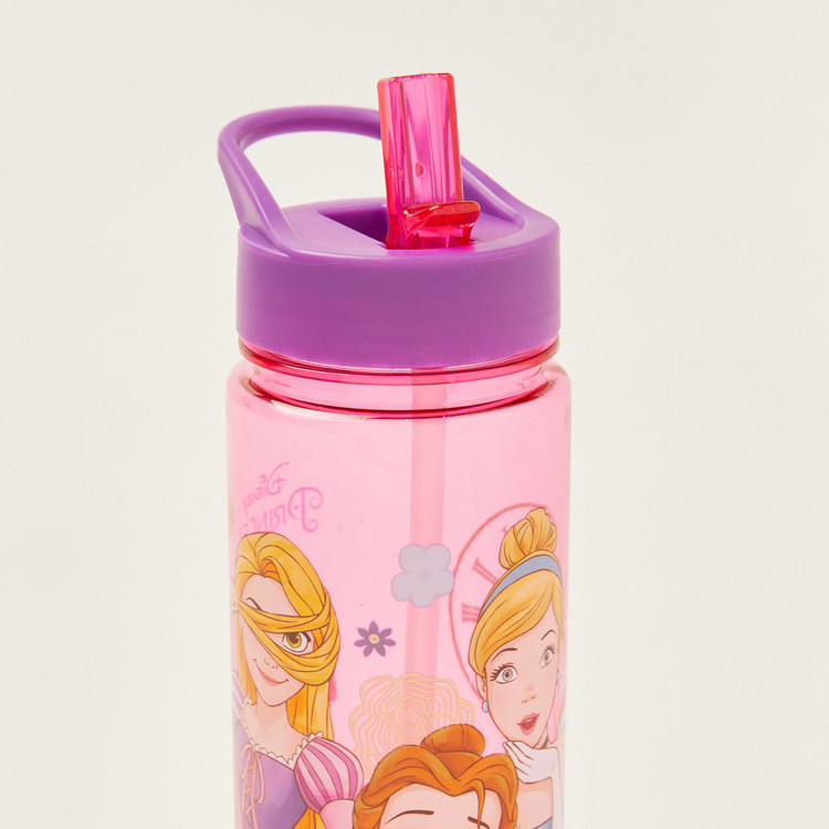 Disney Princess Print Water Bottle - 650 ml