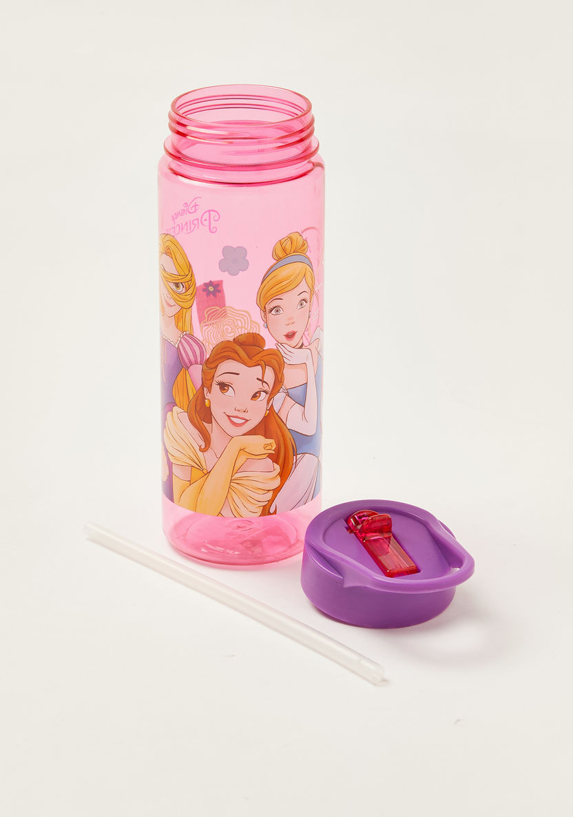 Disney Princess Print Water Bottle - 650 ml-Water Bottles-image-3