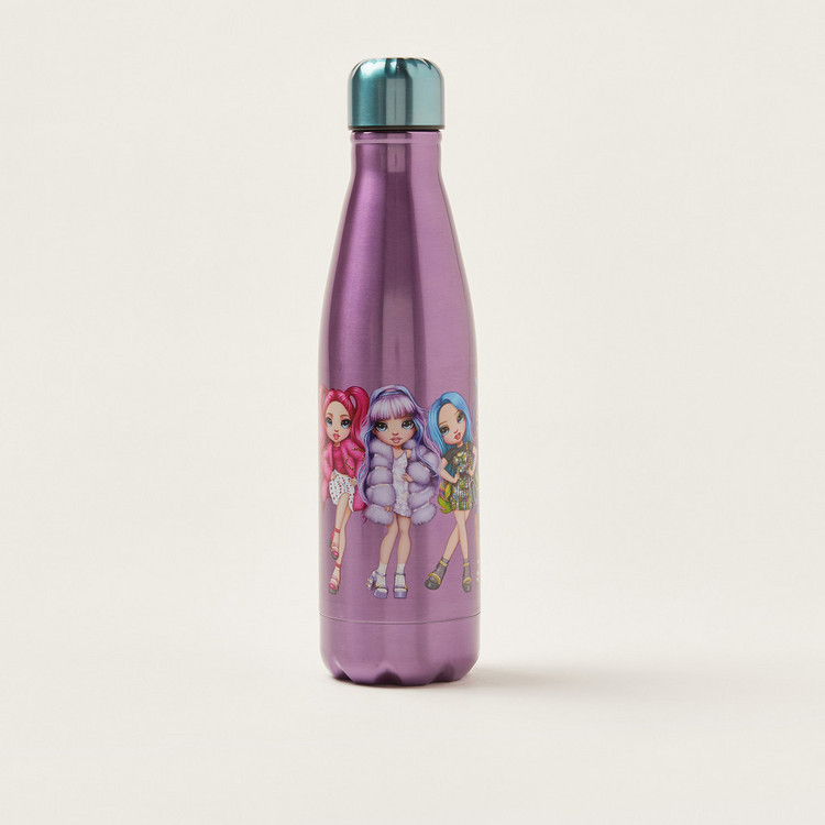 Rainbow High Printed Stainless Steel Water Bottle - 600 ml
