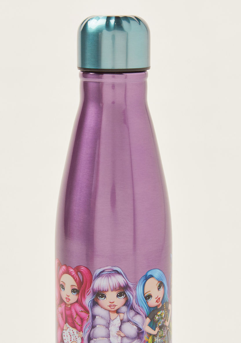 Rainbow High Printed Stainless Steel Water Bottle - 600 ml-Water Bottles-image-2