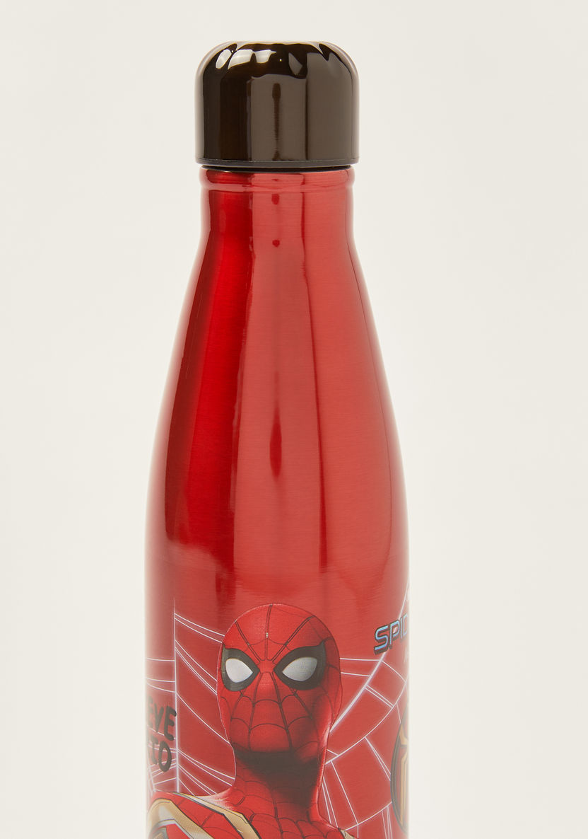 First Kid Spider-Man Print Stainless Steel Water Bottle-Water Bottles-image-2