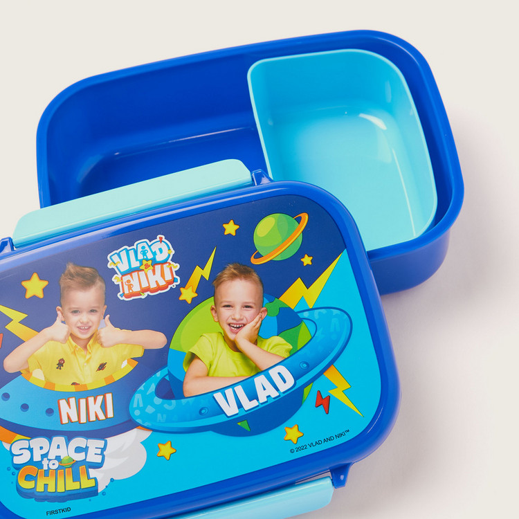 Vlad & Nikki Printed Lunch Box with Tray and Clip Lock Lid