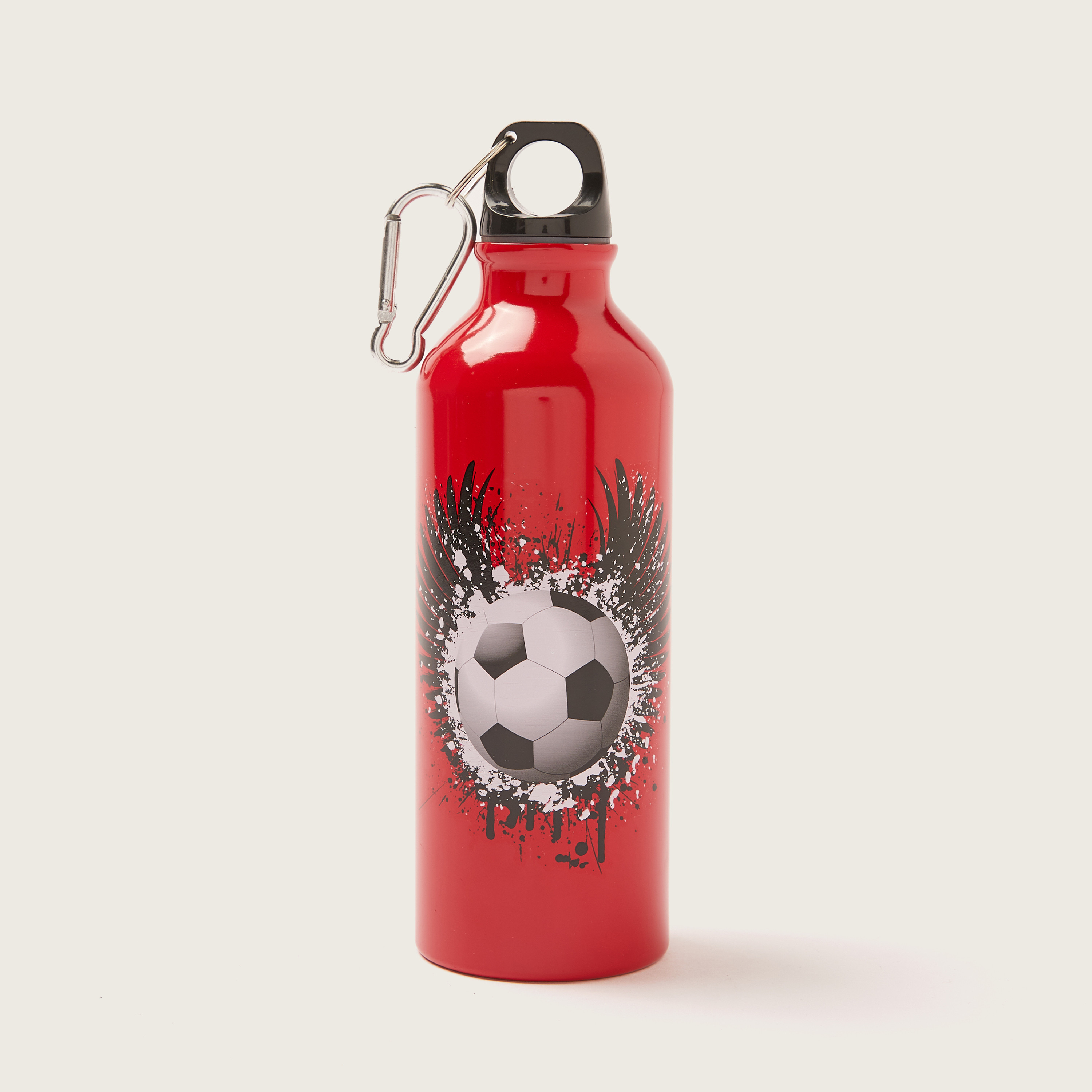 FIFA Printed Water Bottle with Screw Lid and Hook - 500 ml-school-waterbottles-image-1