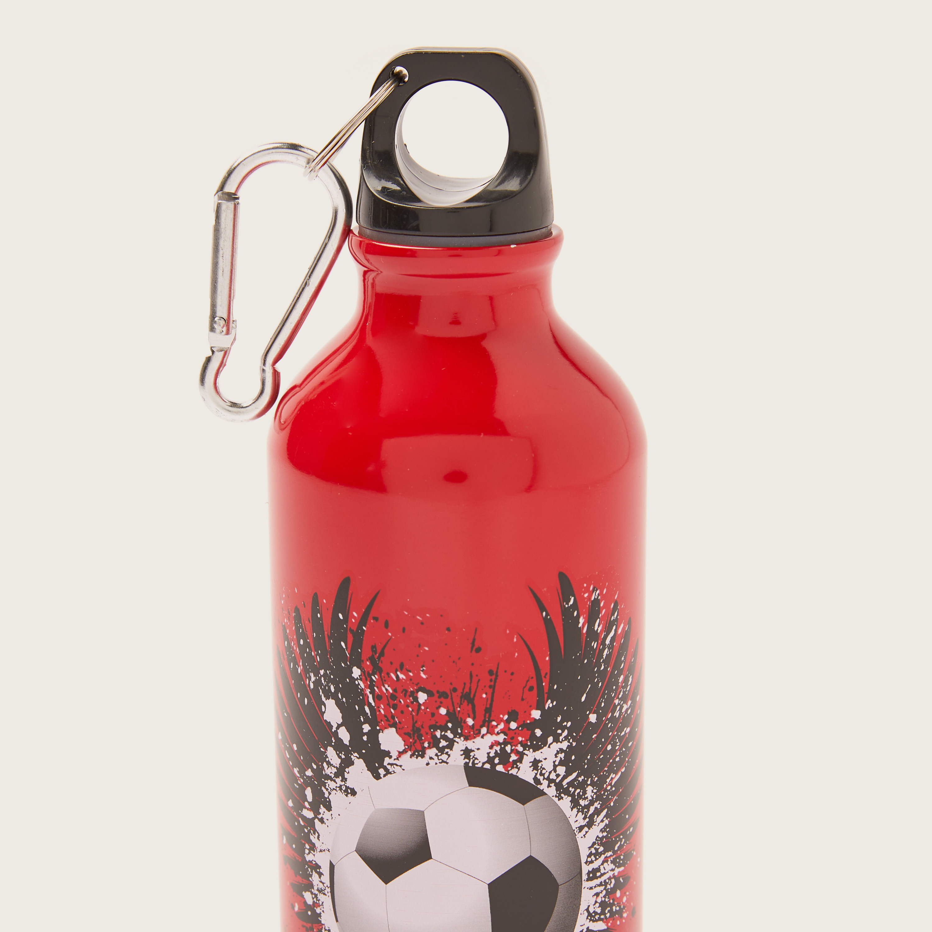 FIFA Printed Water Bottle with Screw Lid and Hook - 500 ml-school-waterbottles-image-3