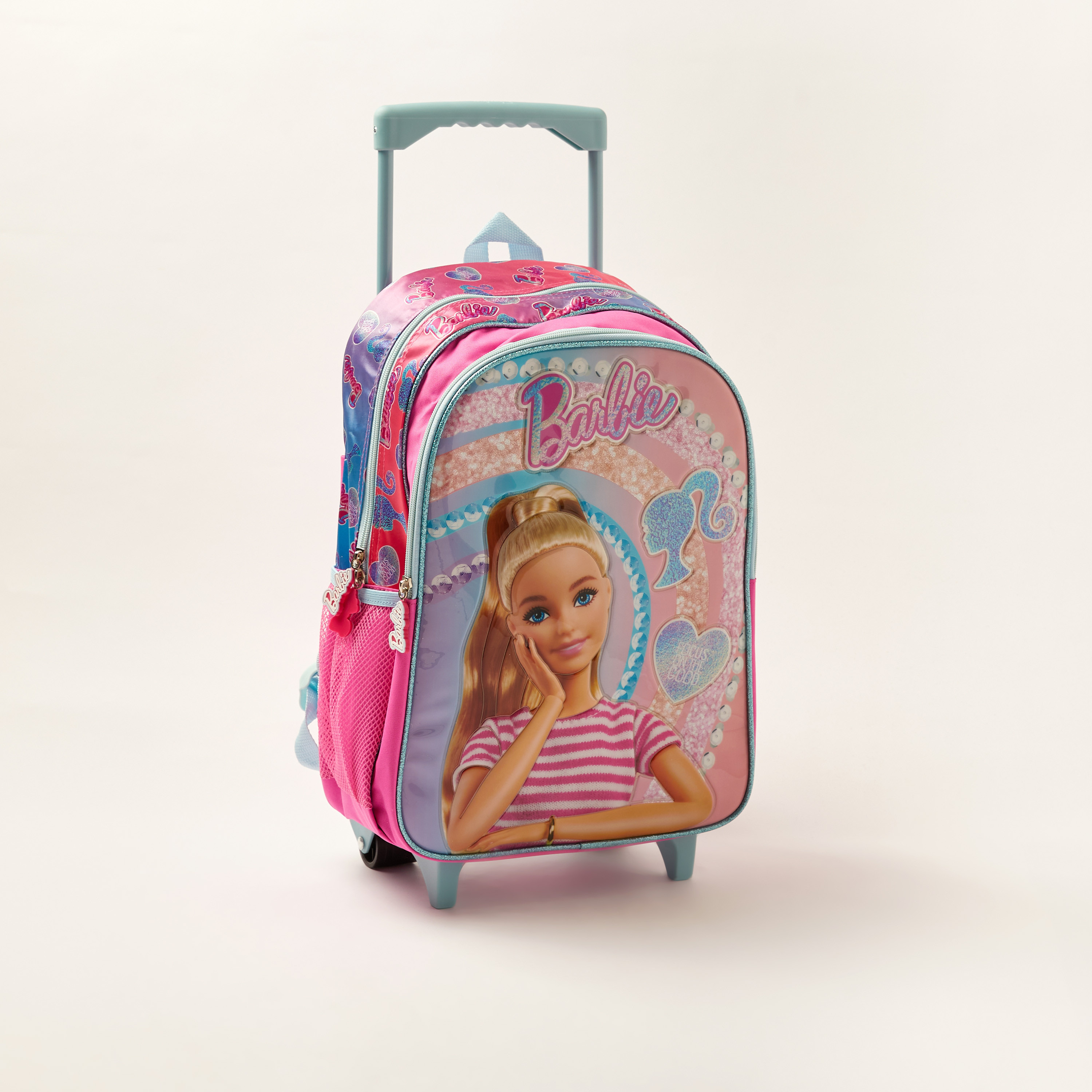Simba Barbie Print 5-Piece Trolley Backpack Set-school-bagsandbackpacks-trolleybags-image-2