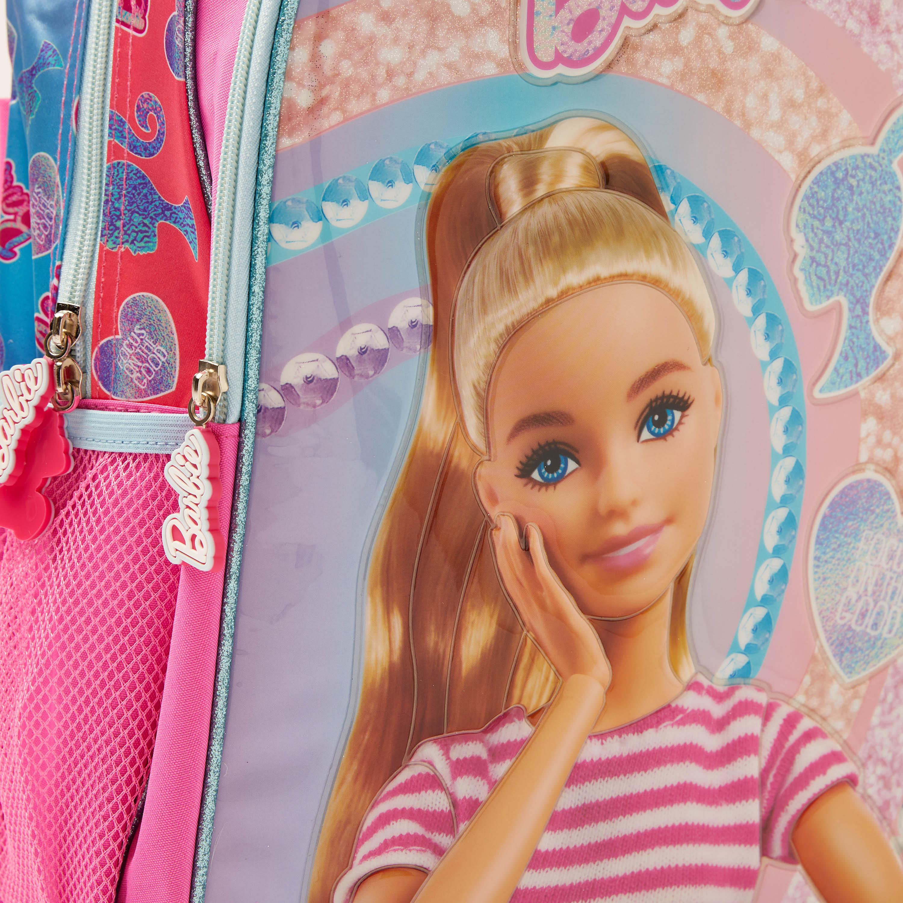 Simba Barbie Print 5-Piece Trolley Backpack Set-school-bagsandbackpacks-trolleybags-image-3