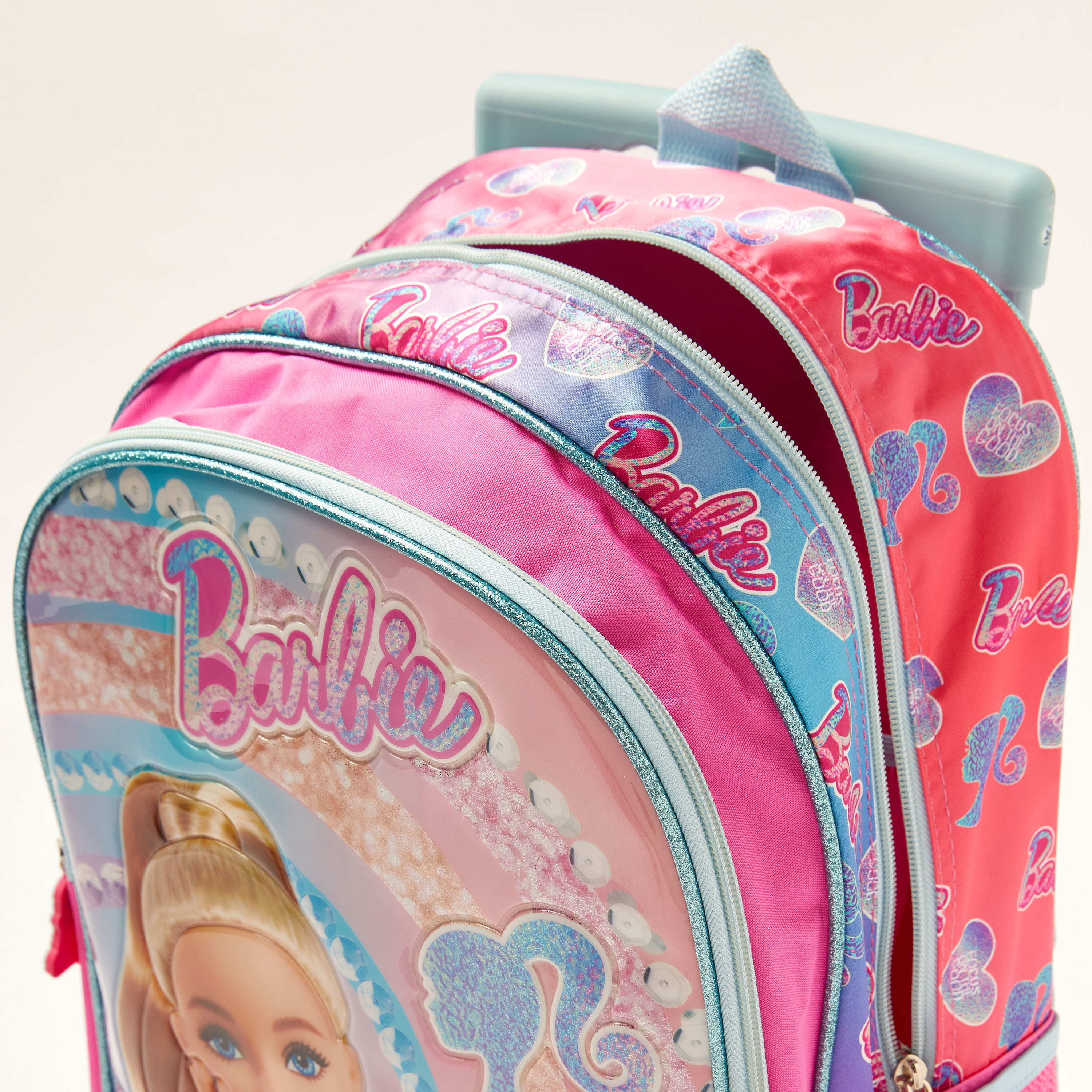 Simba Barbie Print 5-Piece Trolley Backpack Set-school-bagsandbackpacks-trolleybags-image-5