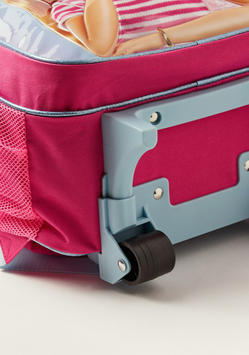 Simba 5-Piece Barbie Print Trolley Backpack Set-School Sets-image-12