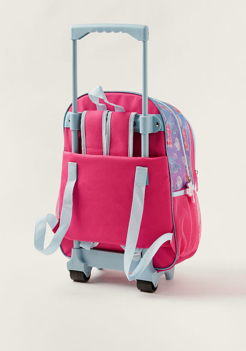 Simba 5-Piece Barbie Print Trolley Backpack Set-School Sets-image-13