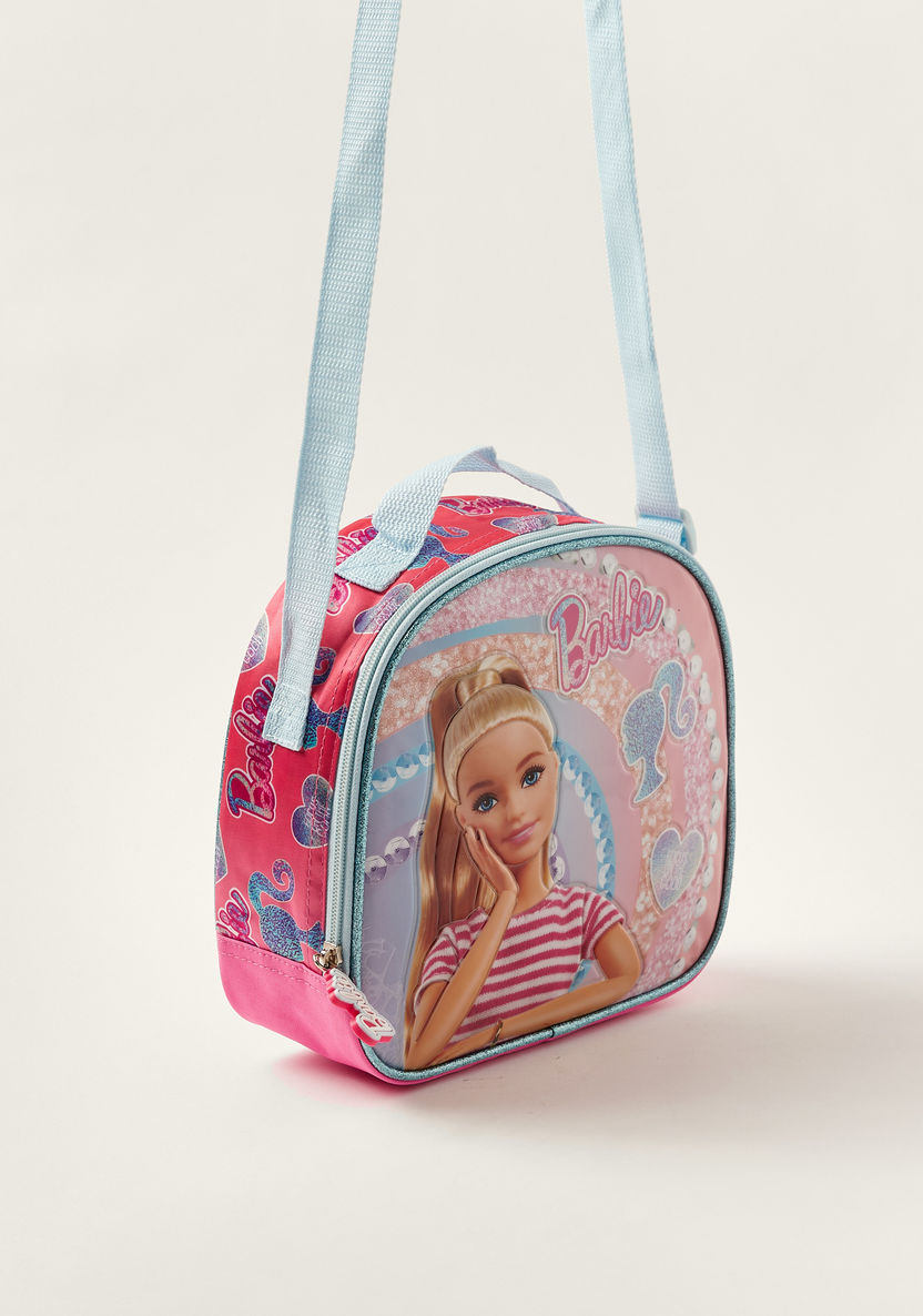 Simba 5-Piece Barbie Print Trolley Backpack Set-School Sets-image-2