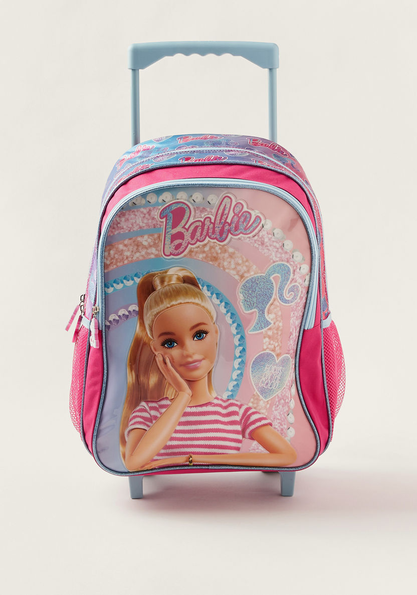 Simba 5-Piece Barbie Print Trolley Backpack Set-School Sets-image-8