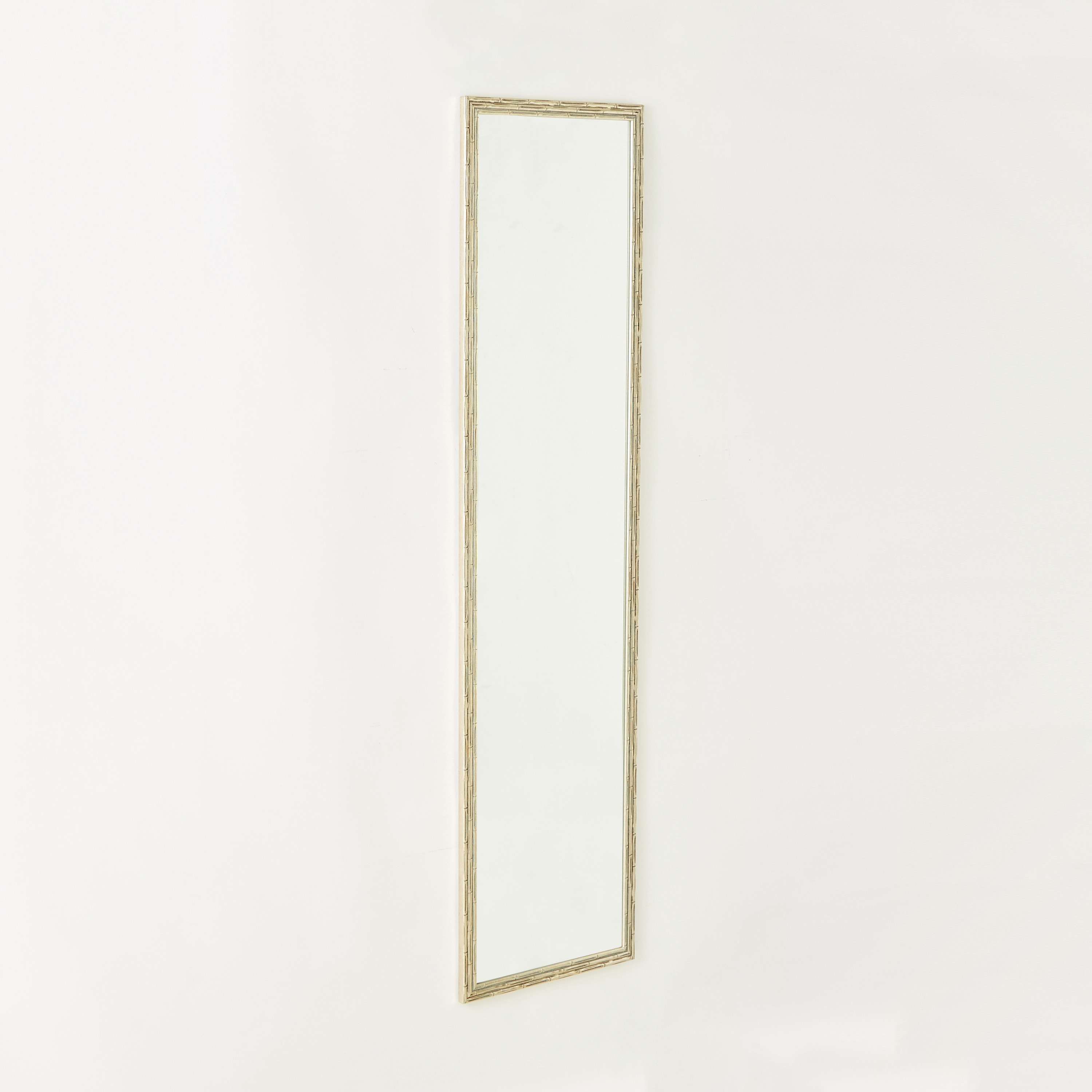 Long Polyresin Wall Mirror - 43x2 cms-household-walldecorandmirrors-mirrors-wallmirrors-image-2