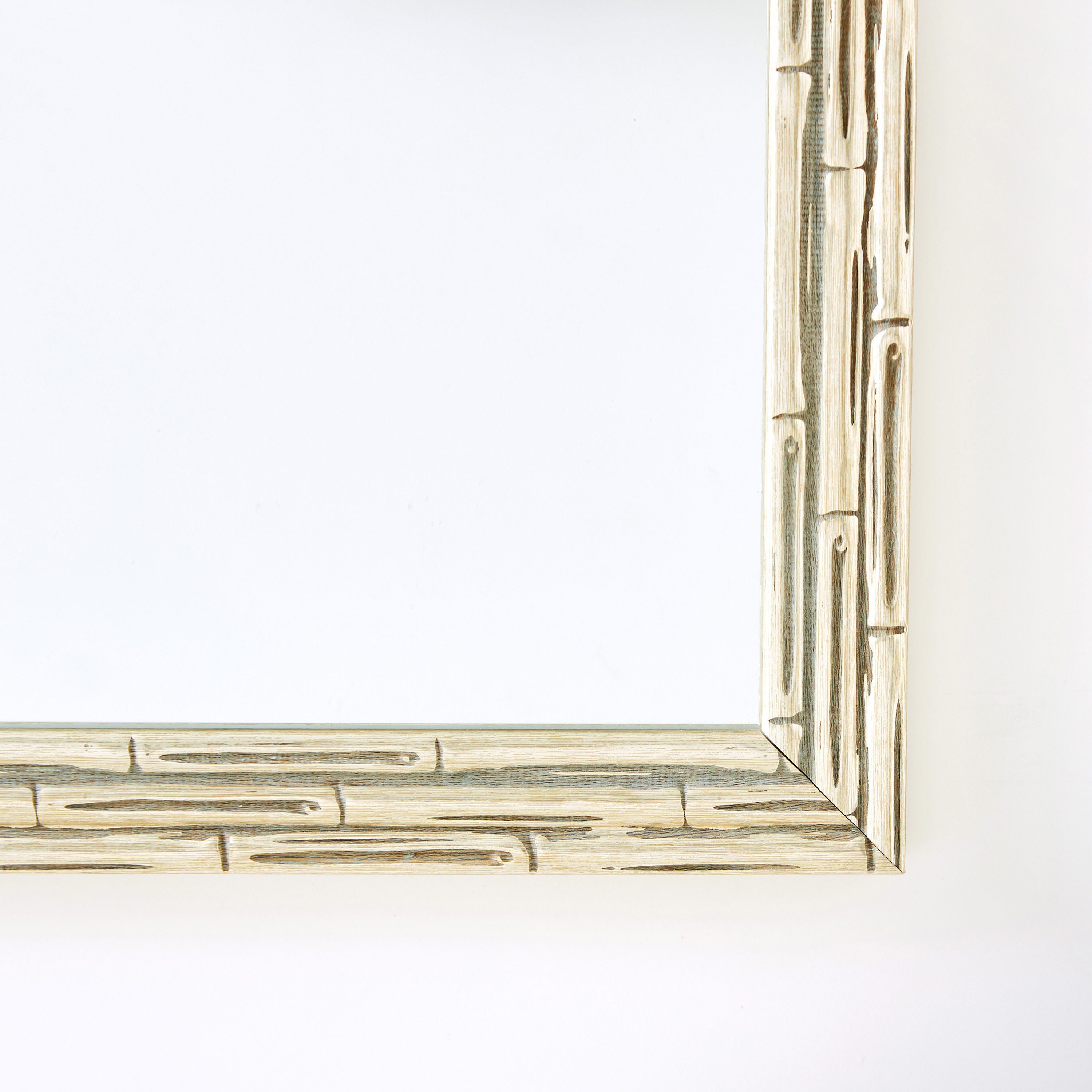 Long Polyresin Wall Mirror - 43x2 cms-household-walldecorandmirrors-mirrors-wallmirrors-image-4