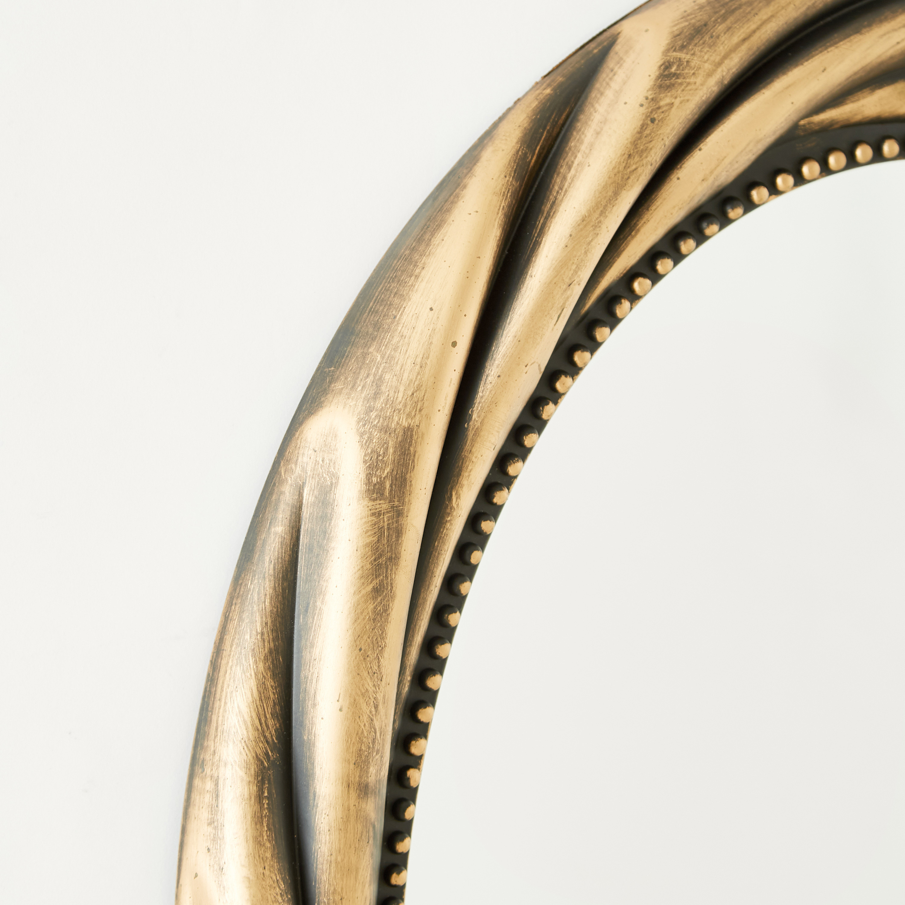 Oval Antique Wall Mirror - 58x5 cms-household-walldecorandmirrors-mirrors-wallmirrors-image-3