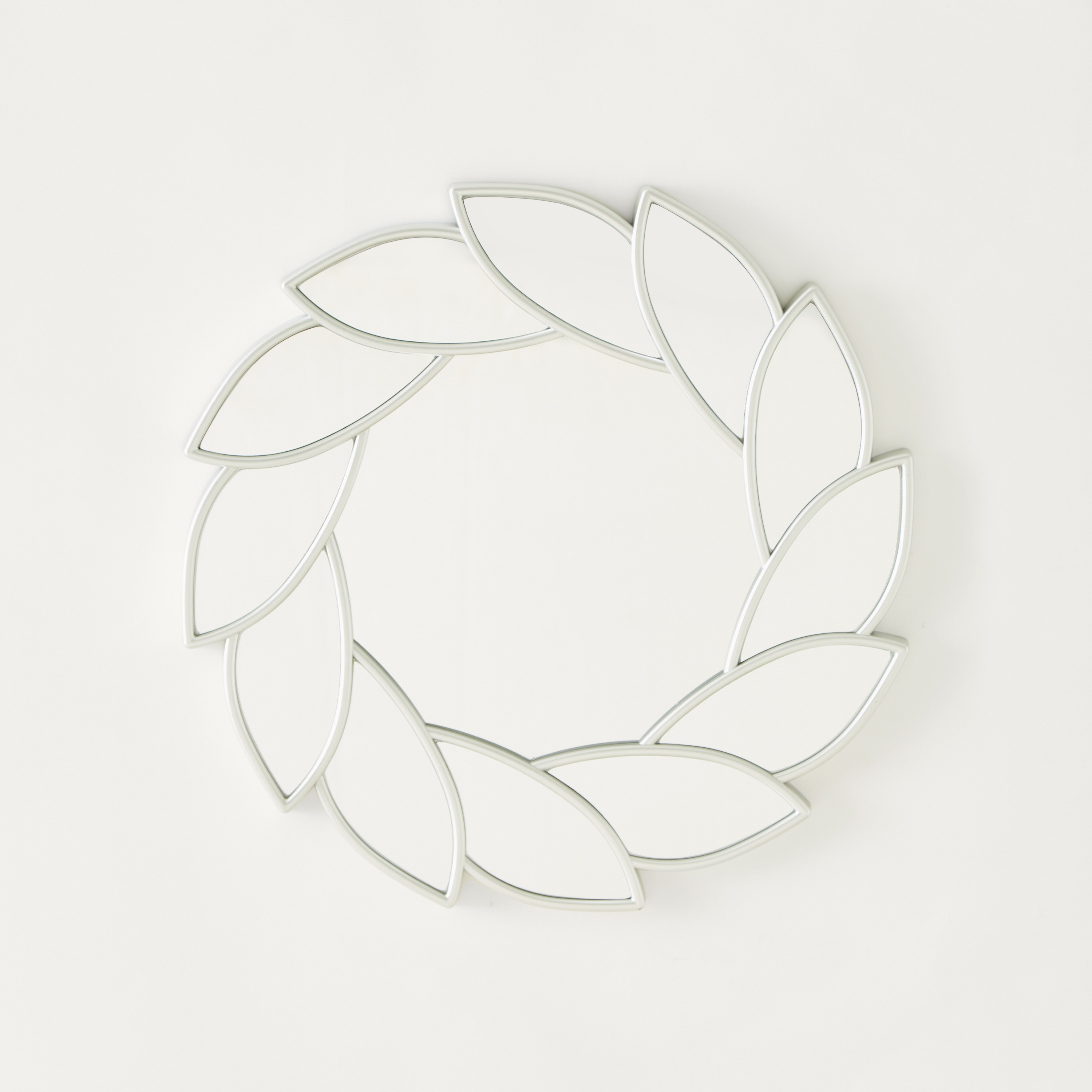 Leaf Shaped Wall Mirror - 48x3 cms-household-walldecorandmirrors-mirrors-wallmirrors-image-1