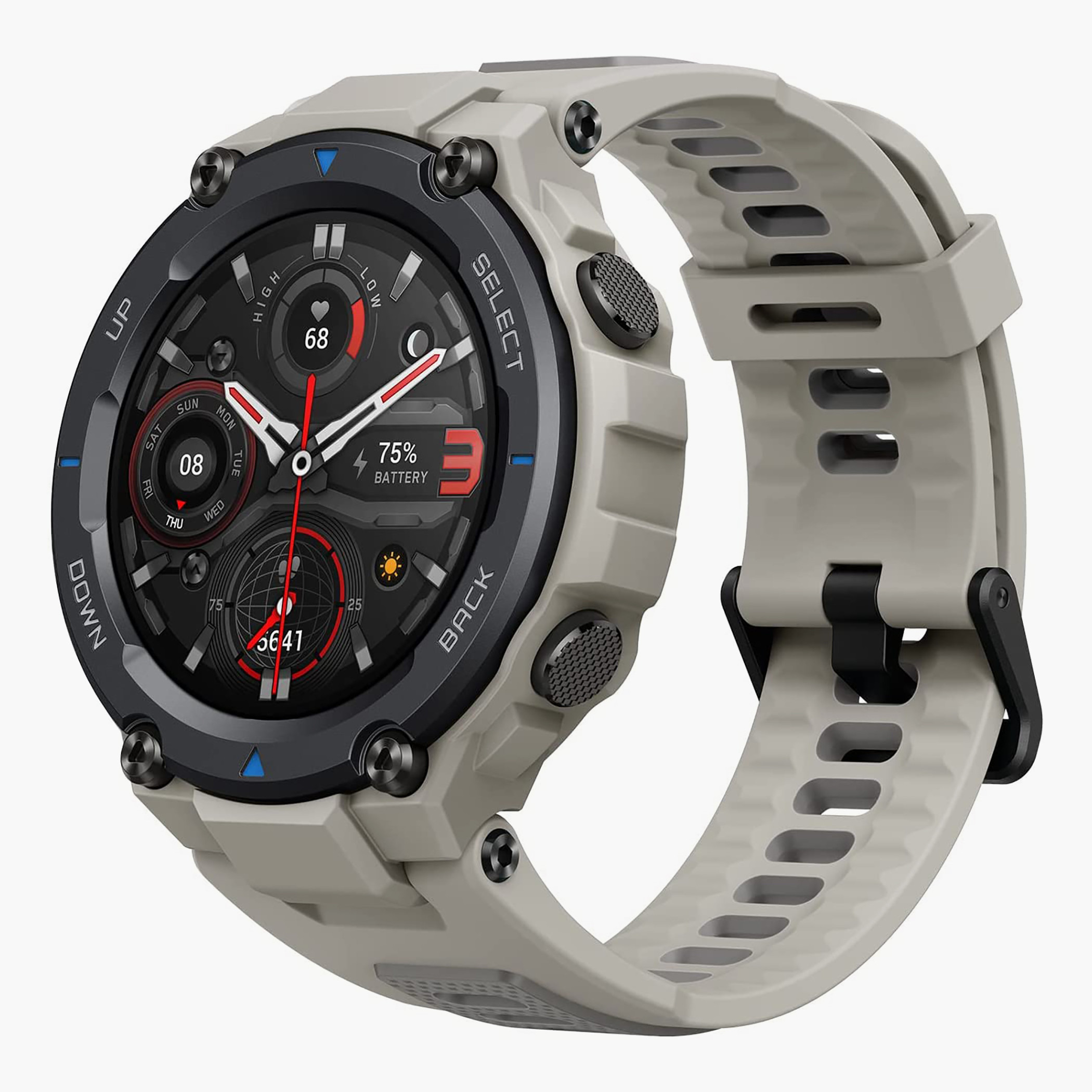 A2013TREXPGREY- راقب حزام راتنج ساعة ذكية رمادي ملك الرجال أمازفيت-men-watchesandjewellery-watches-image-1
