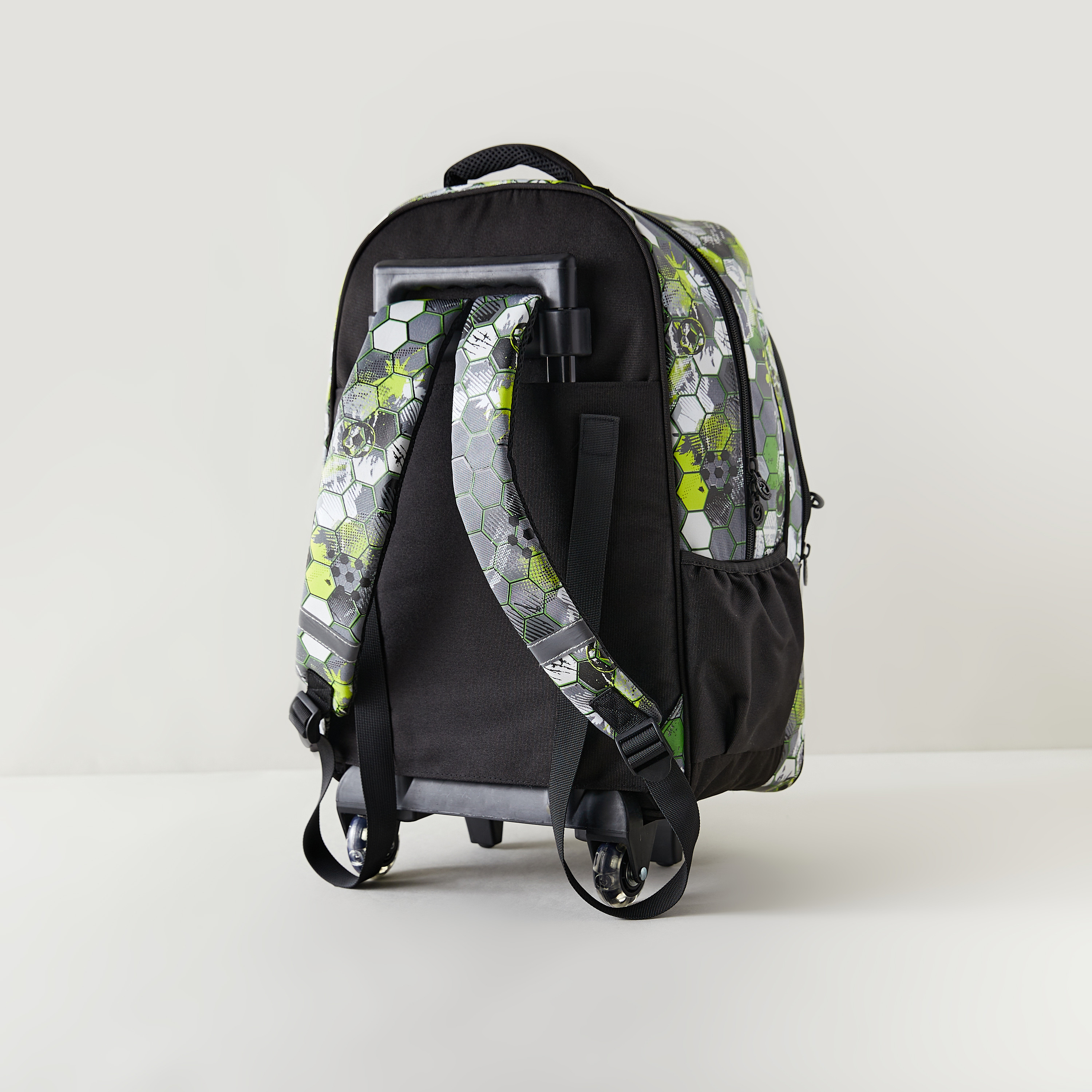 شنطة ظهر ترولي بسحاب إغلاق وطبعات كرة قدم من سكايلر - 31x18x43 سم-school-bagsandbackpacks-trolleybags-image-6