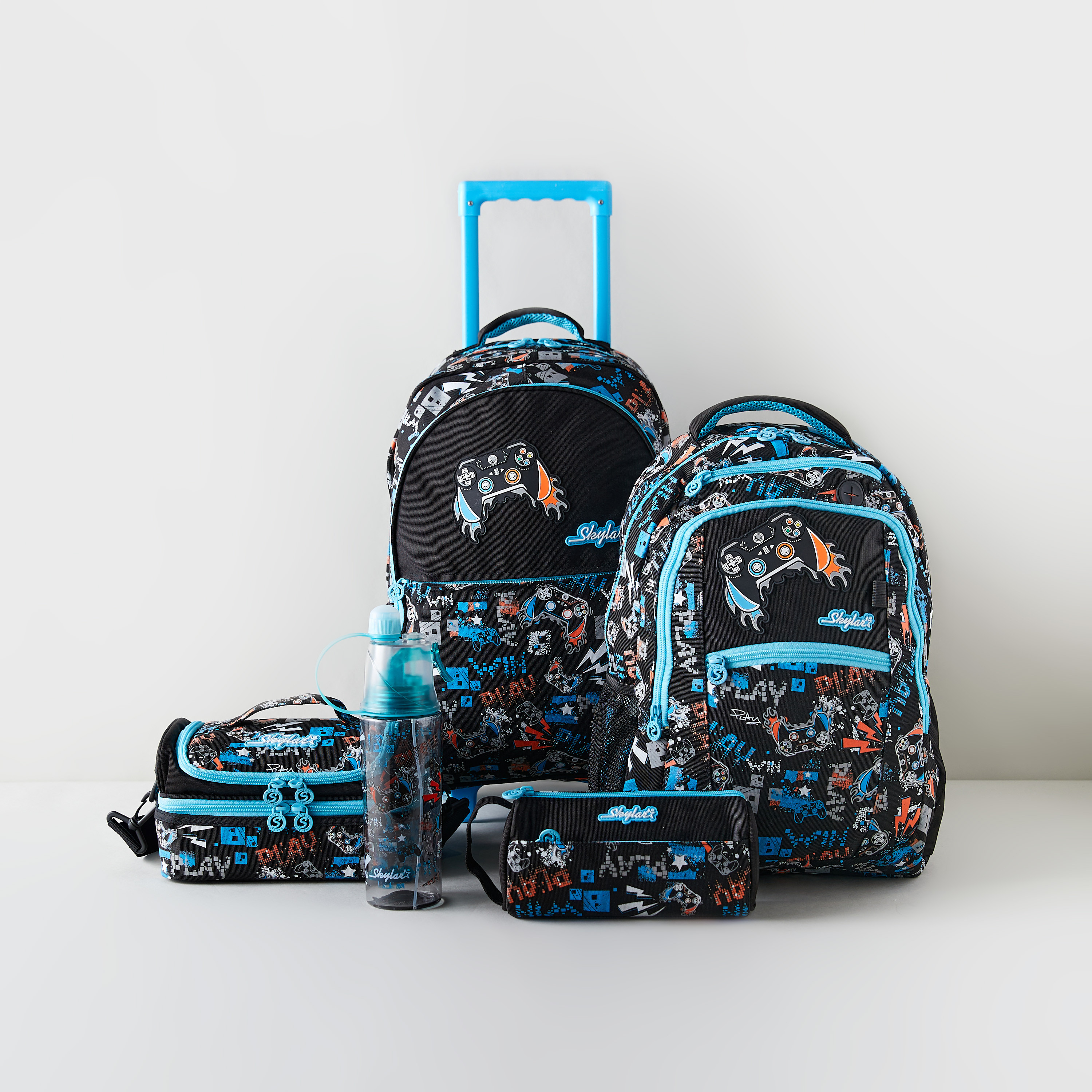 شنطة ظهر بحزام قابل للتعديل وسحاب إغلاق وطبعات من سكايلر-school-bagsandbackpacks-backpacks-image-7