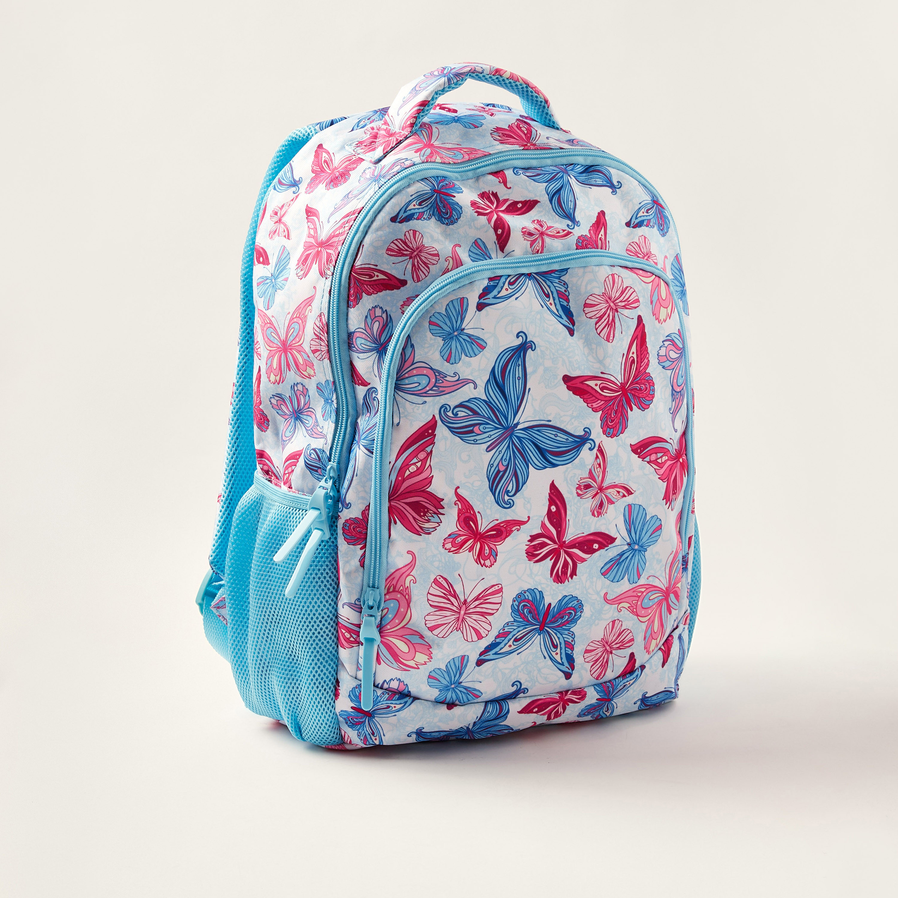 Juniors Butterfly Print Backpack and Pencil Case Set - 18 inches-school-bagsandbackpacks-backpacks-image-3