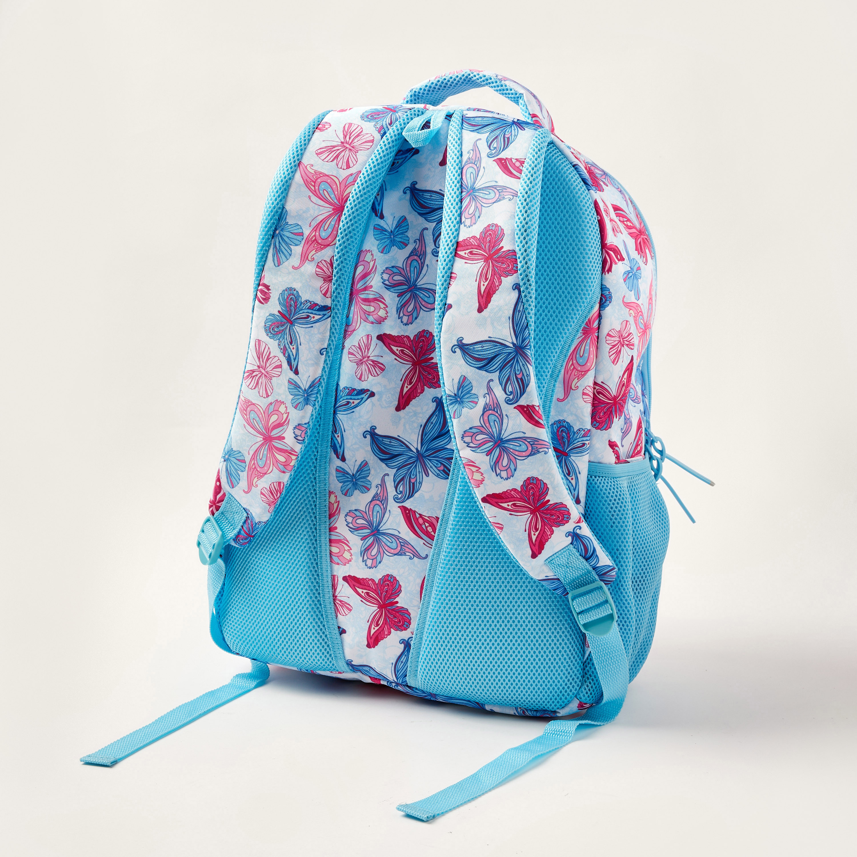 Juniors Butterfly Print Backpack and Pencil Case Set - 18 inches-school-bagsandbackpacks-backpacks-image-5