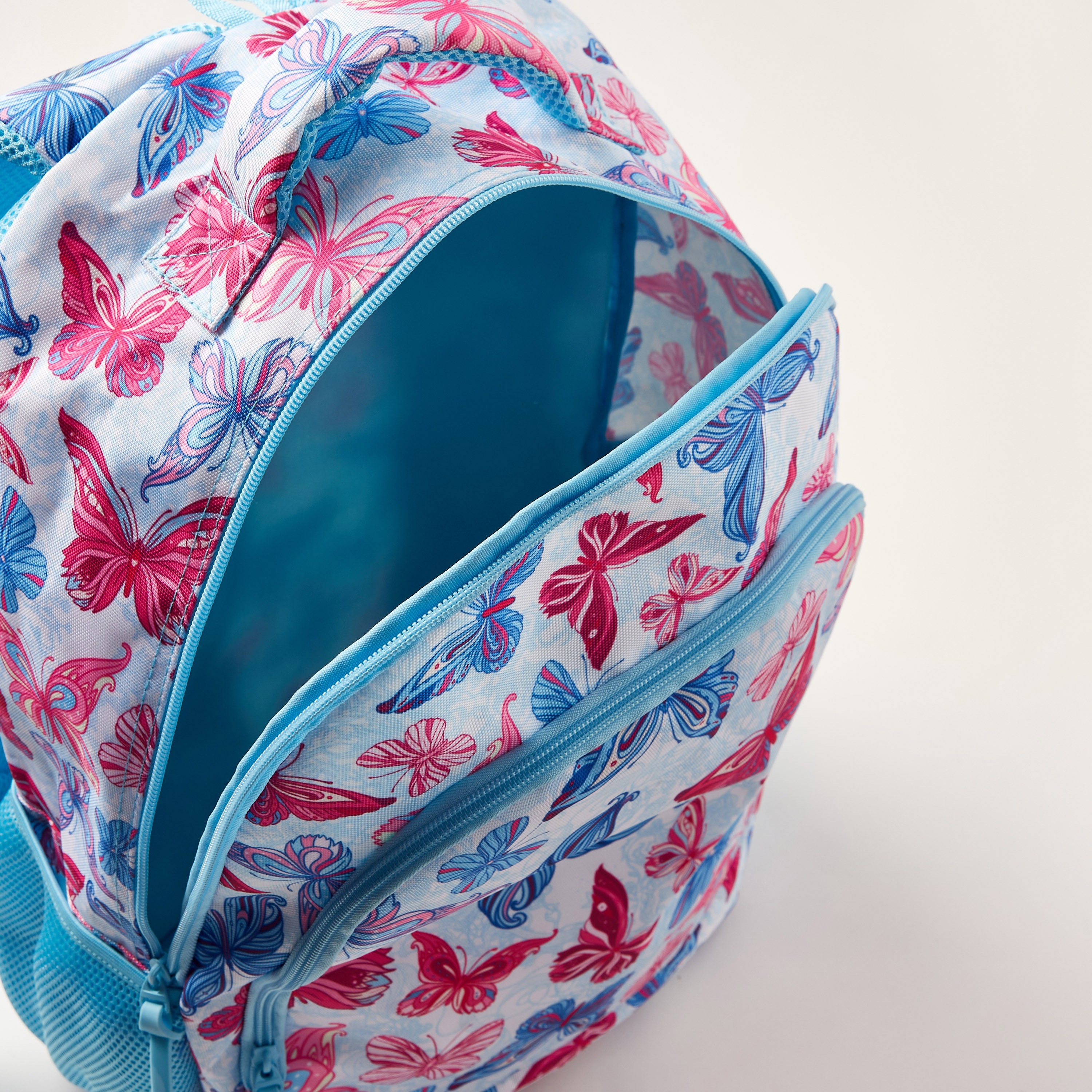Juniors Butterfly Print Backpack and Pencil Case Set - 18 inches-school-bagsandbackpacks-backpacks-image-6