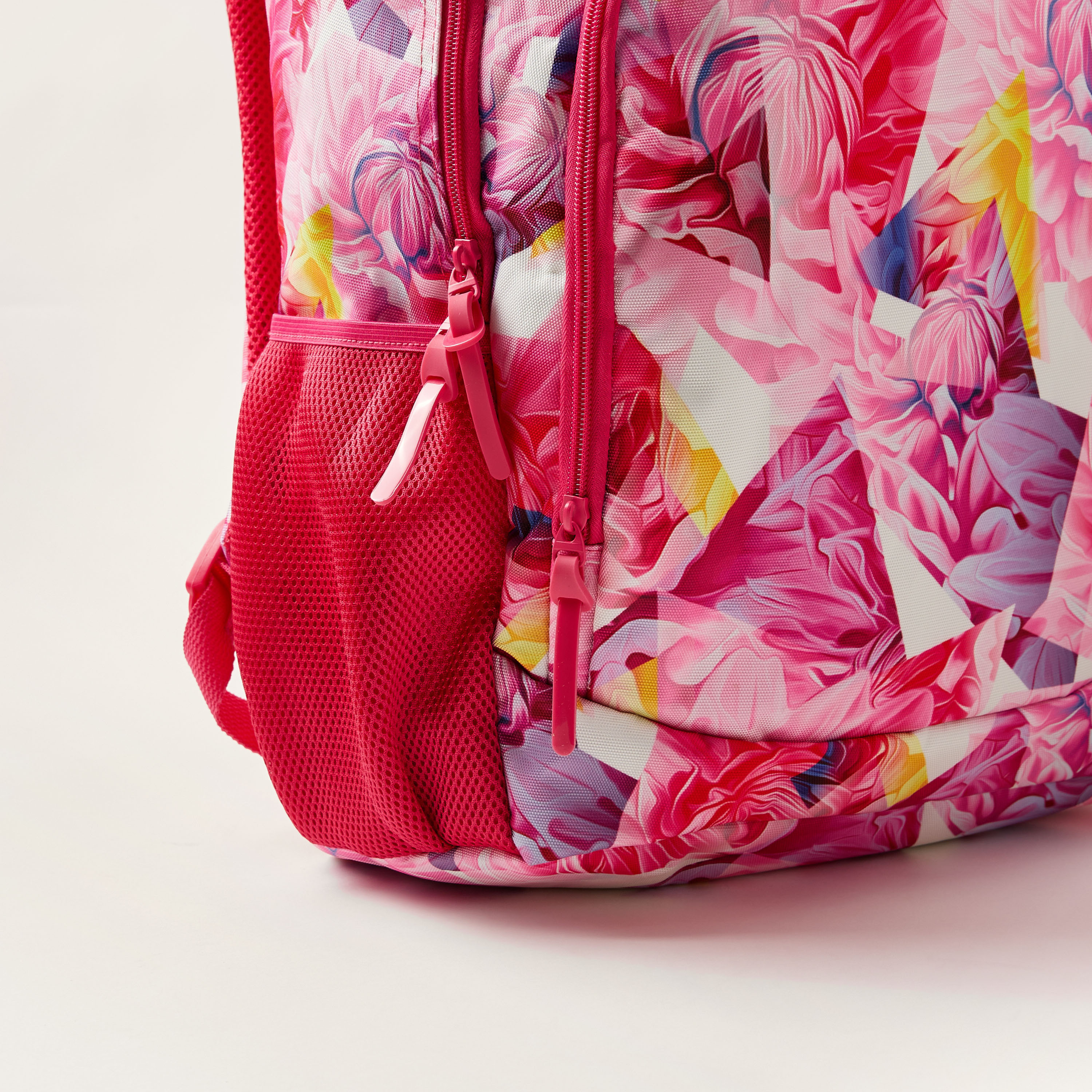 Adidas pink hotsell floral backpack